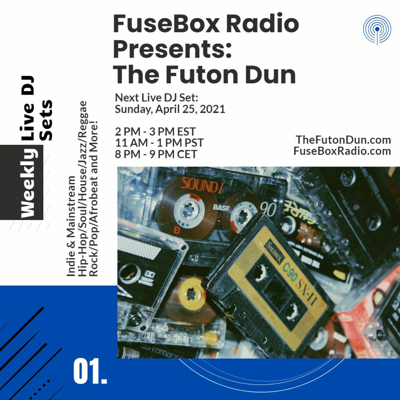 Episode 494: FuseBox Radio #646: DJ Fusion’s The Futon Dun Livestream DJ Mix Spring Session #8 (Faded With Friends On The Festival Grounds Mix #5 - Gigmit Edition)