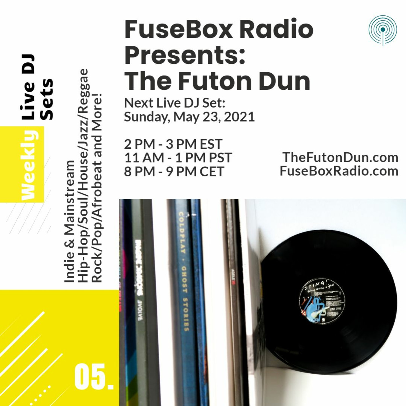 Episode 496: FuseBox Radio #648: DJ Fusion's The Futon Dun Livestream DJ Mix Spring Session #10 (Sleepy Cicadas Soon Come Spring Music Mix #2)