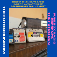 Episode 482: FuseBox Radio #634: DJ Fusion's The Futon Dun Livestream DJ Mix Winter Session #1 (Carhartt Cold With The Coffee Hot Music Mix #1)