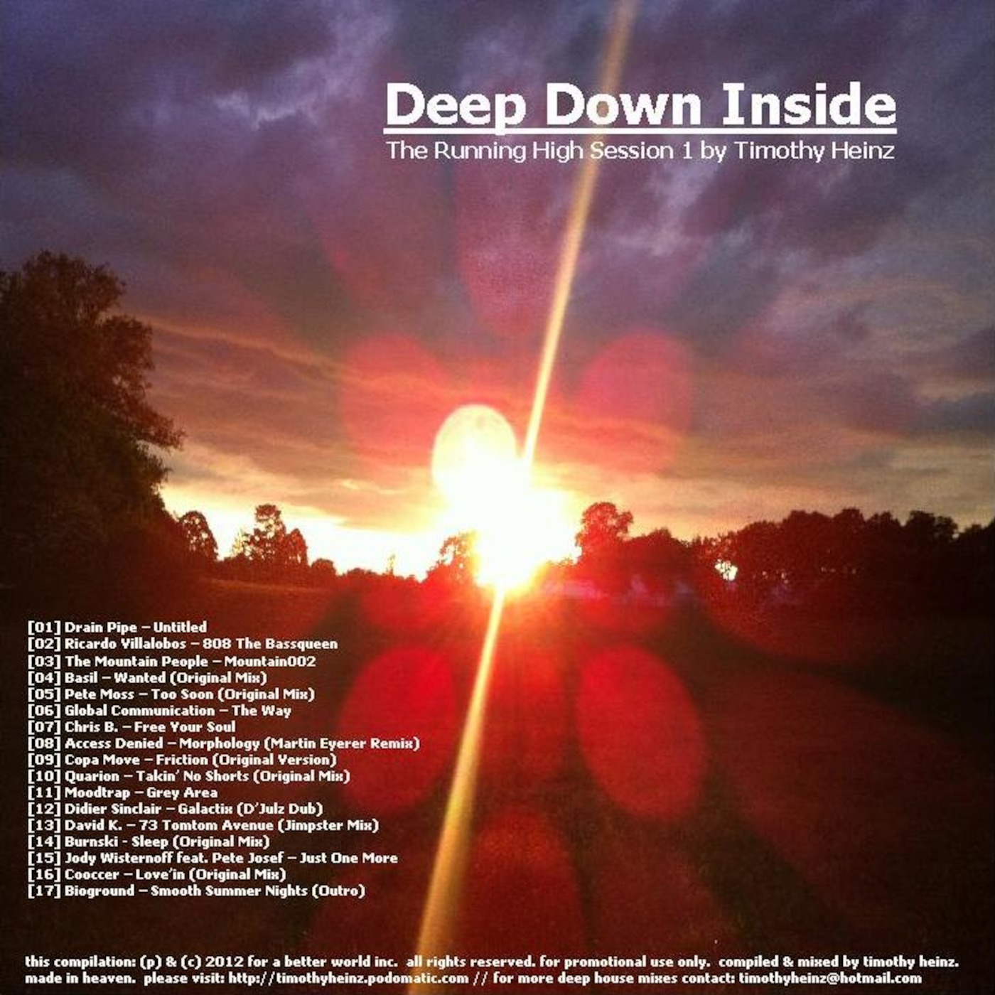 Deep Down Inside - The Running High Session 1