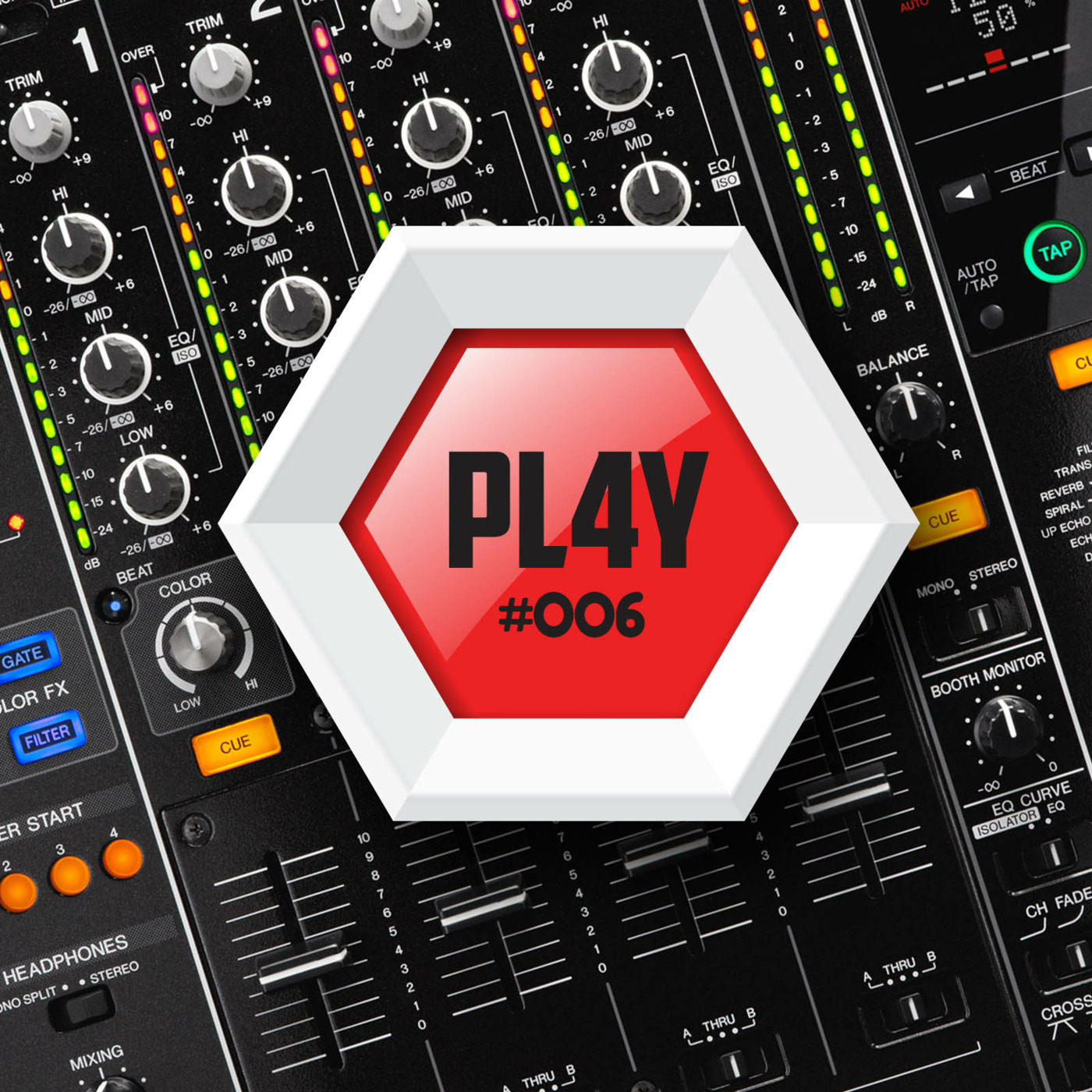 PL4Y 006- Four track commercial dance minimix episode artwork