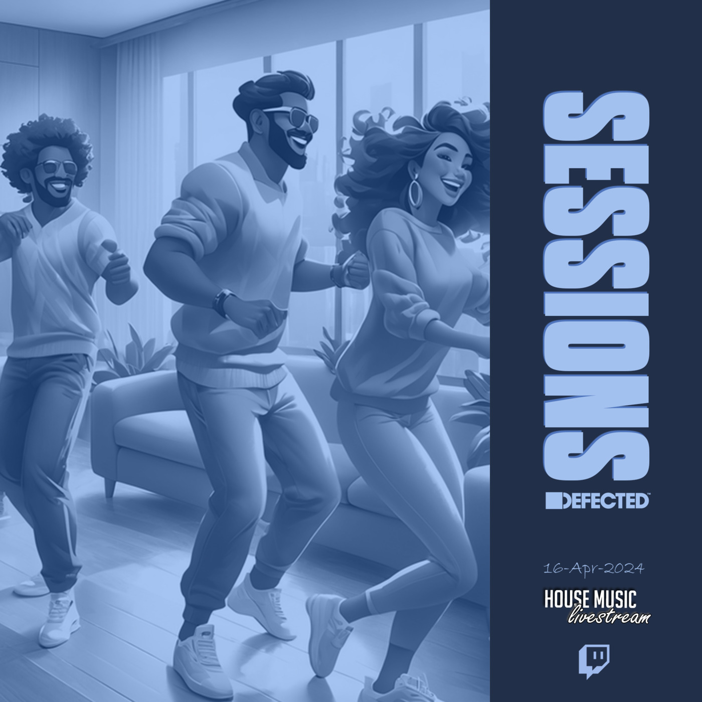 Episode 3: SESSIONS : Defected Records // TWITCH STREAM // 2024.04.16 episode artwork