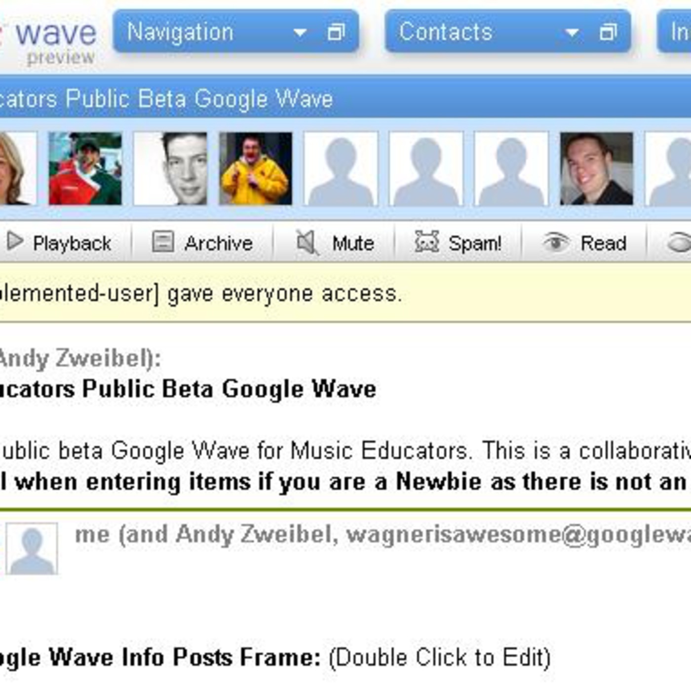 GoogleWave, Bad Teachers, & Broadcasting Live Music -MusTech.Net Episode E-17