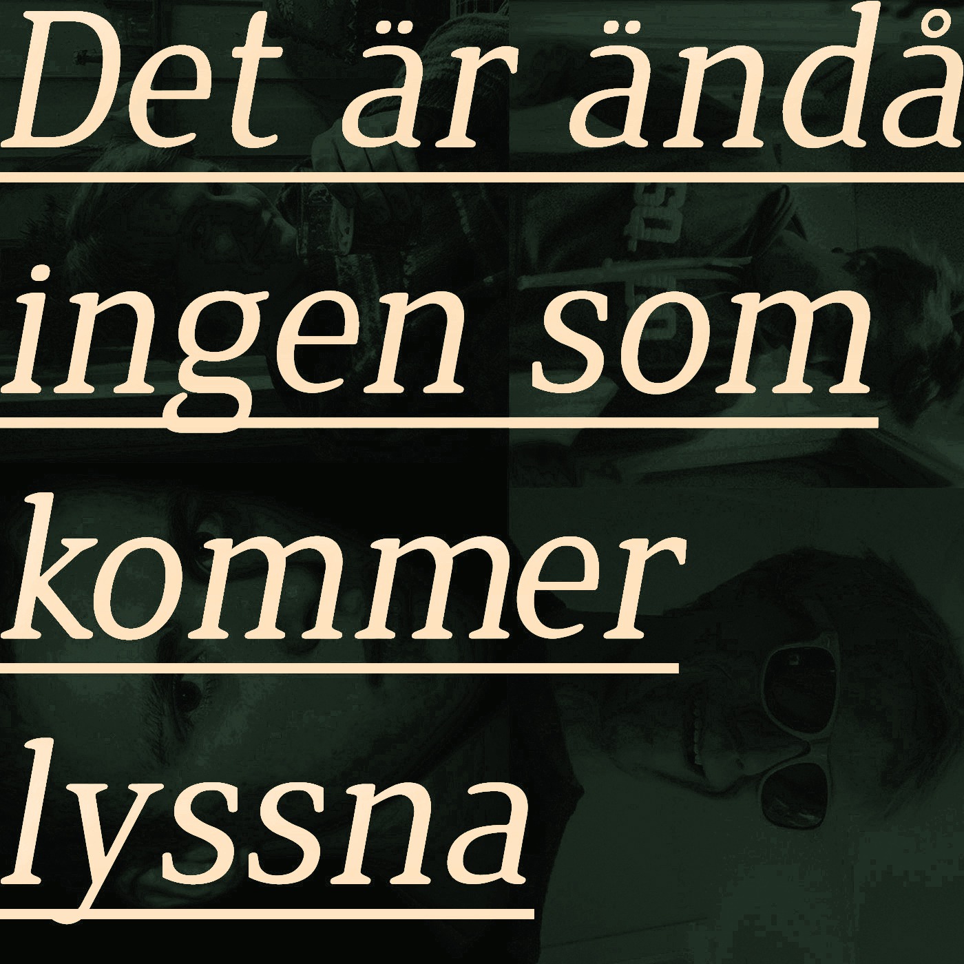 Det är ändå ingen som kommer lyssna