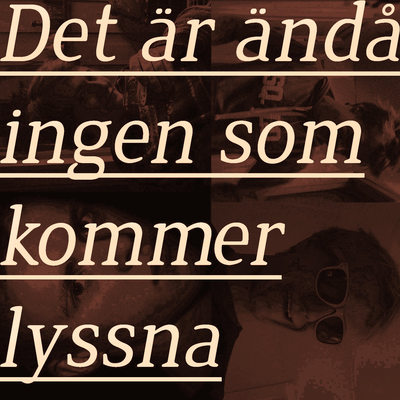 Det är ändå ingen som kommer lyssna