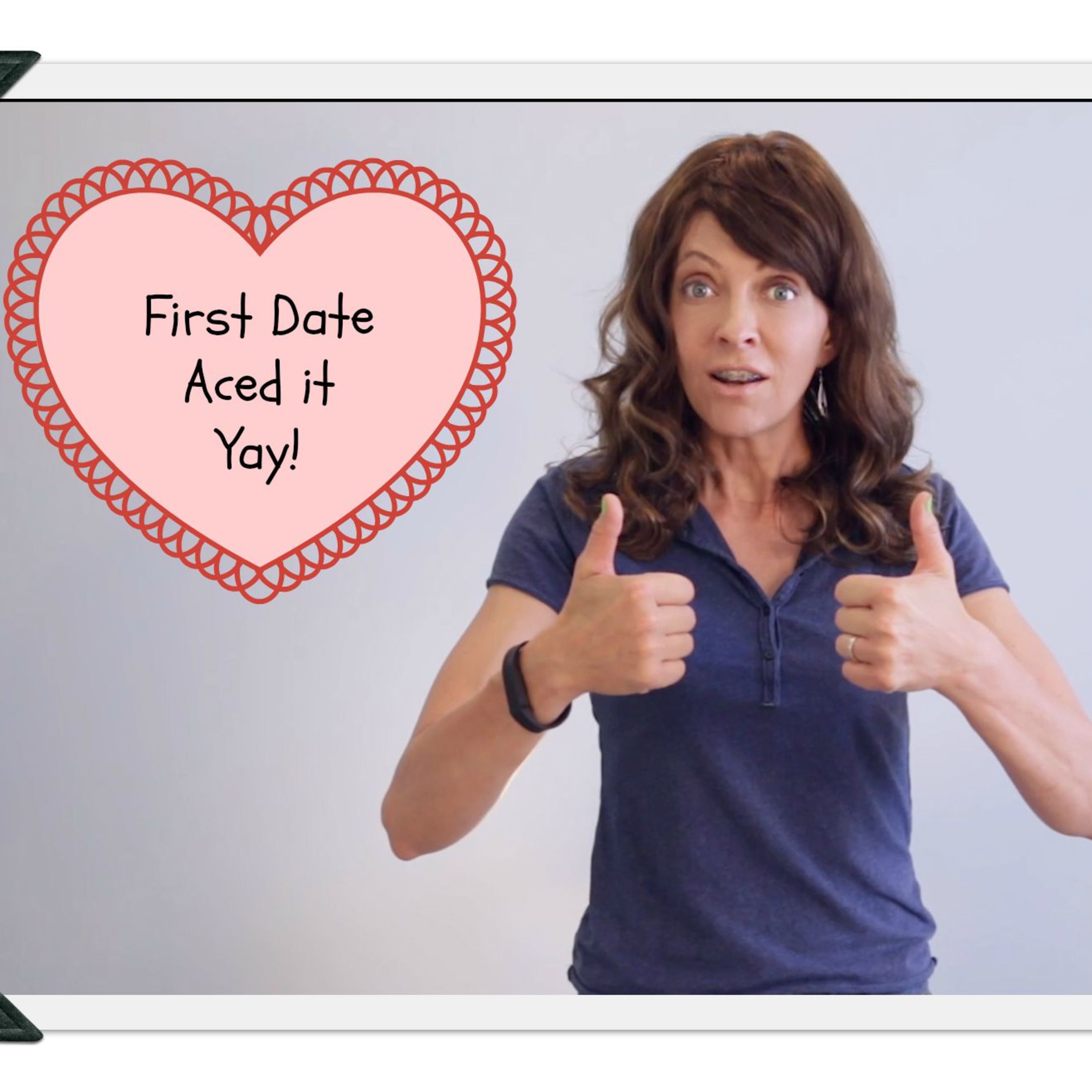 Angela Oberer - It's a Good Idea - How much should you tell on a first date? episode artwork