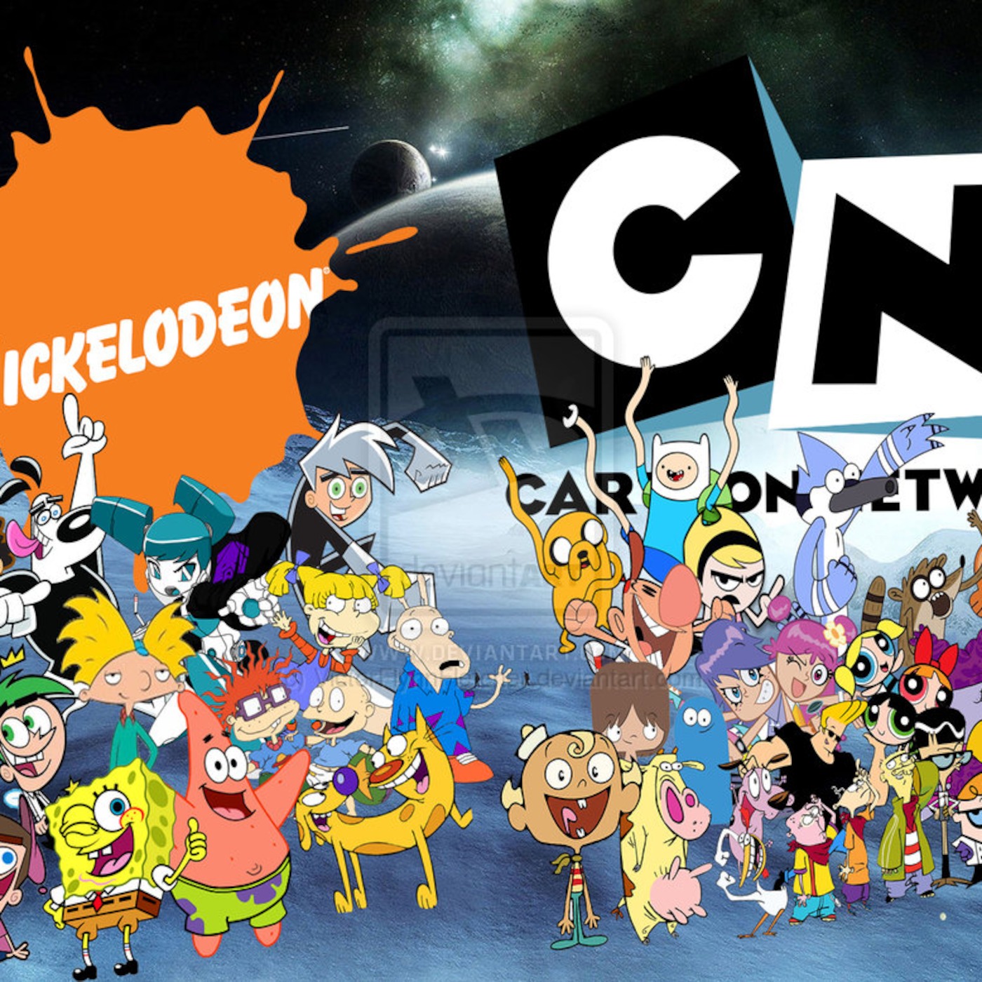 Nickelodeon Cartoon Shows Carton