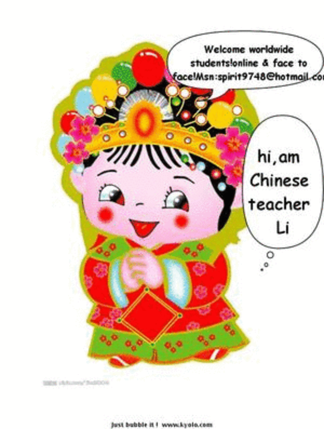 listen and speak  out chinese:polite phrases