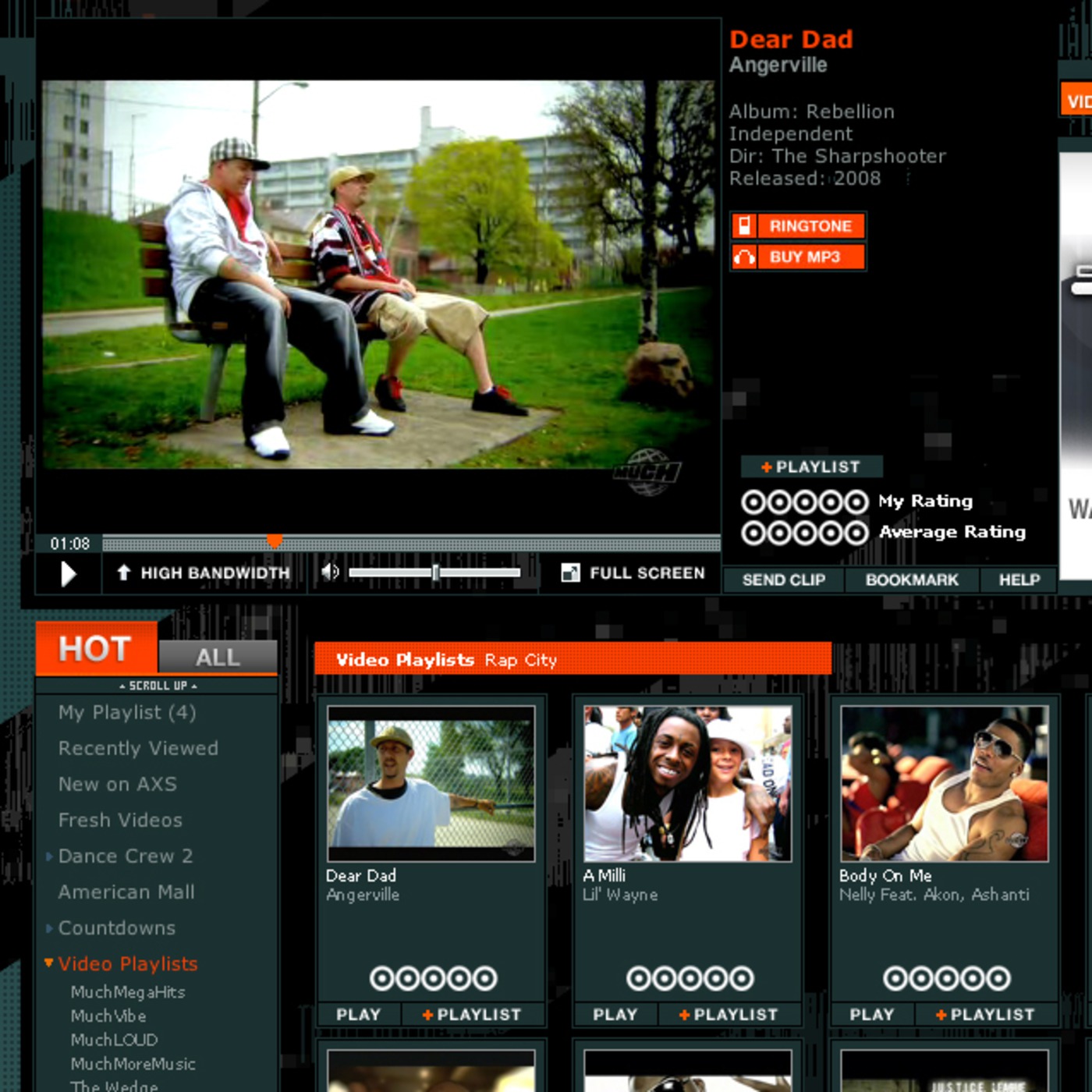 Angerville Freestyle Cyphers - Volume 22 - Vote for Dear Dad on Muchmusic