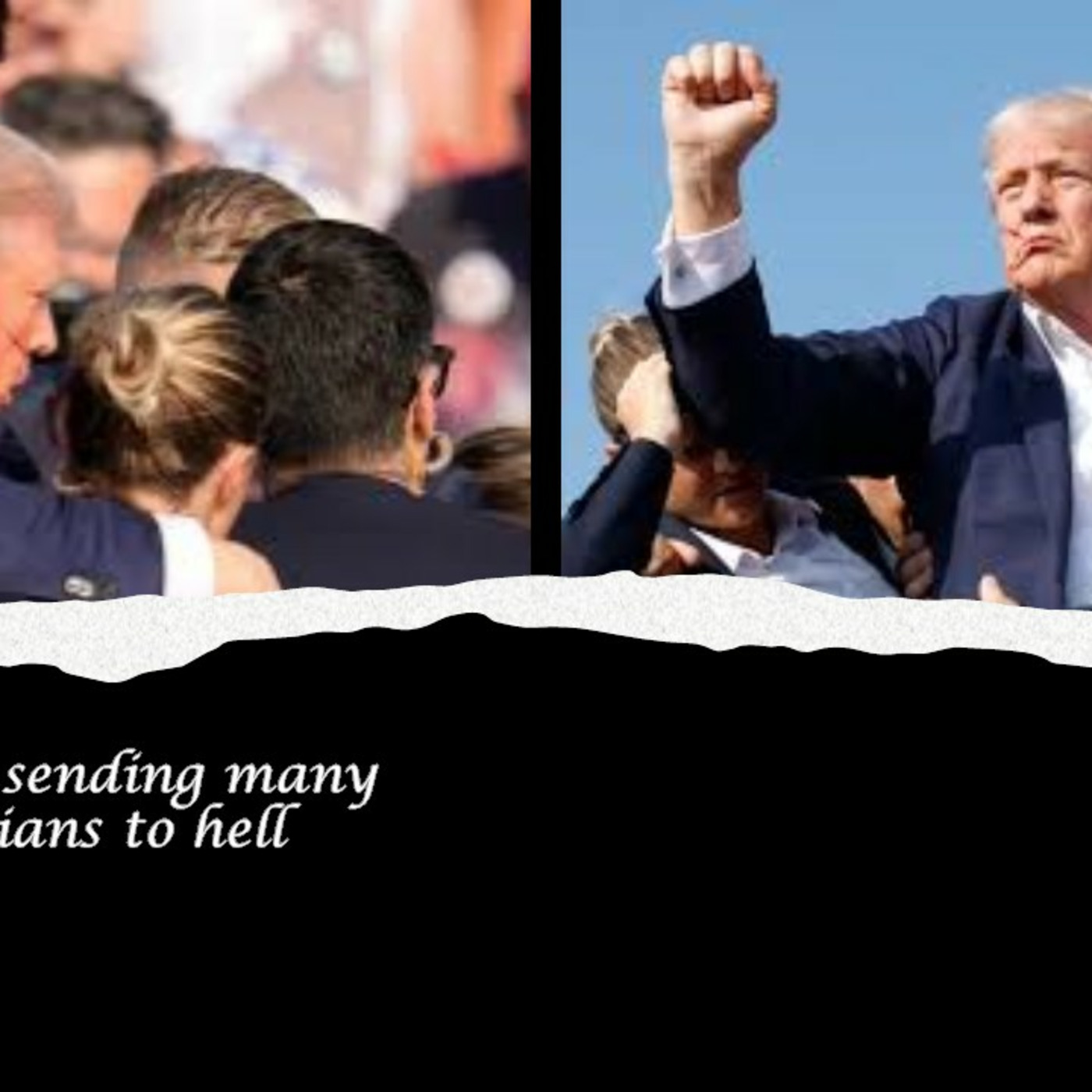Episode 26: Trump is sending many Christians to hell episode artwork