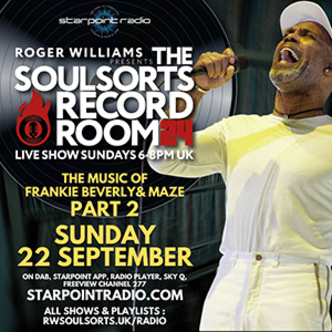 The Soulsorts Record Room Frankie Beverly And Maze Tribute Part 2 - Sunday 22 September 2024
