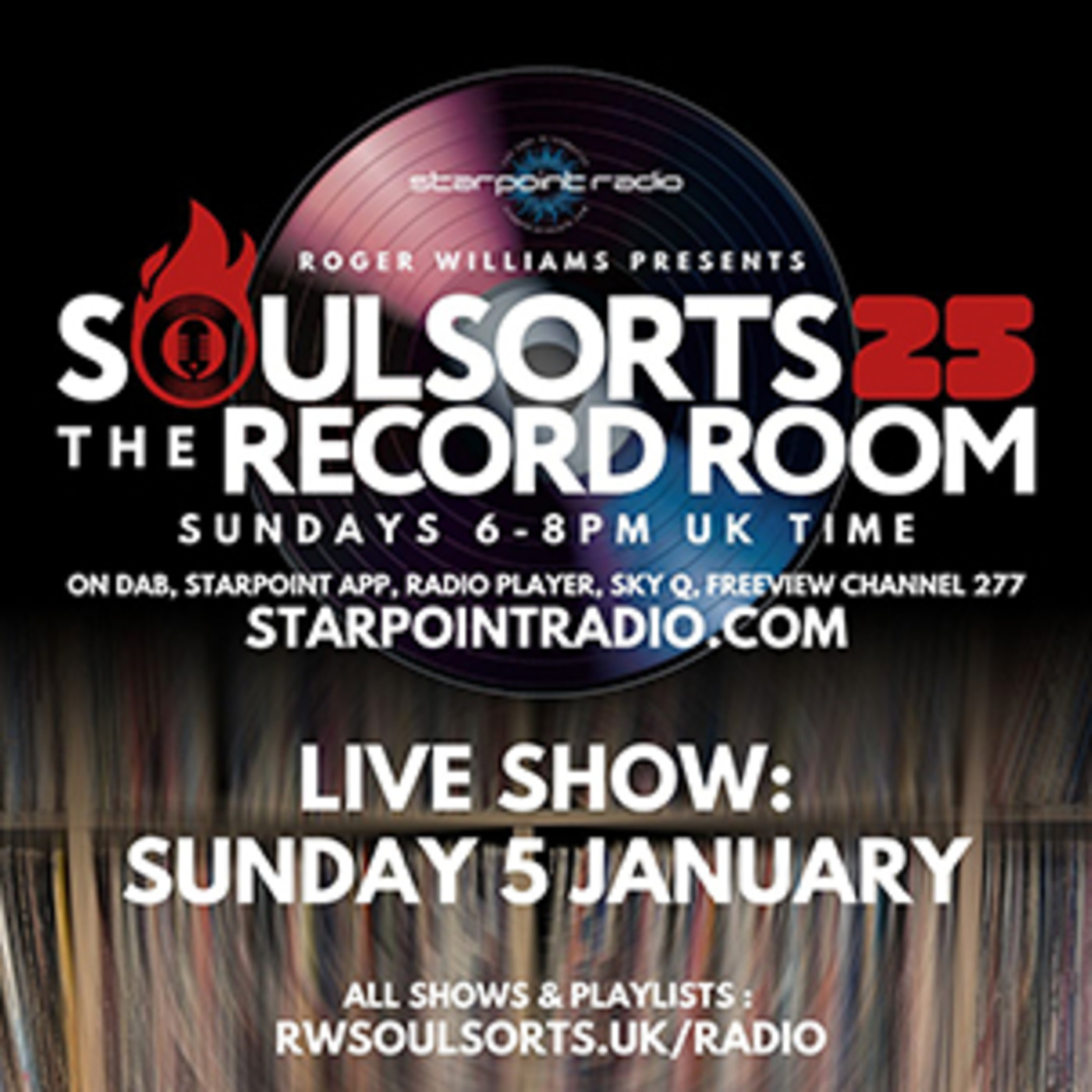 The Soulsorts Record Room 2025 - Show 1 5th January