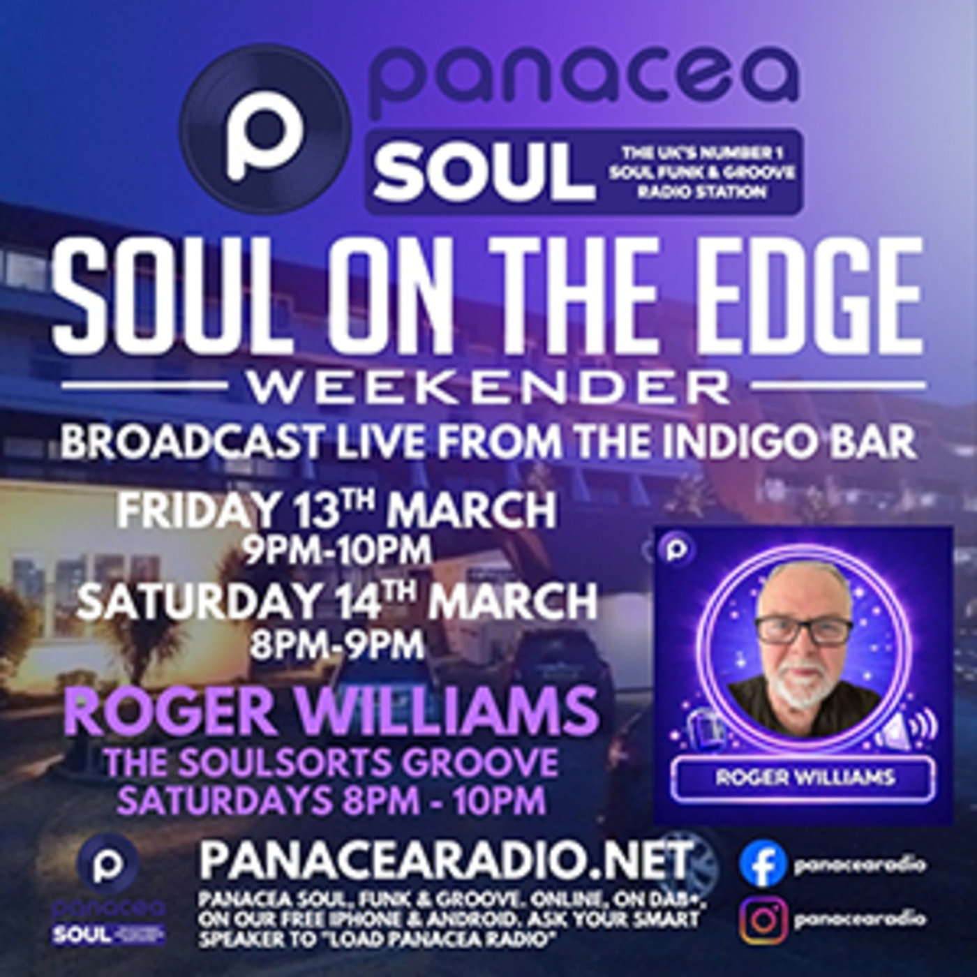 Roger Williams Dalmeny Hotel Weekender March 2026 live sets