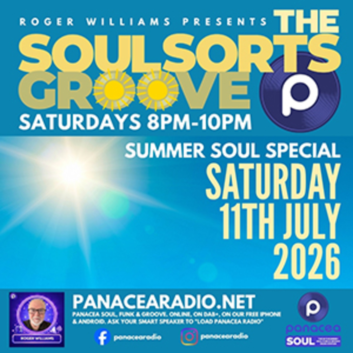 Episode 362: The Soulsorts Groove on Panacea Radio Show 20 - 11 July 2026 episode artwork