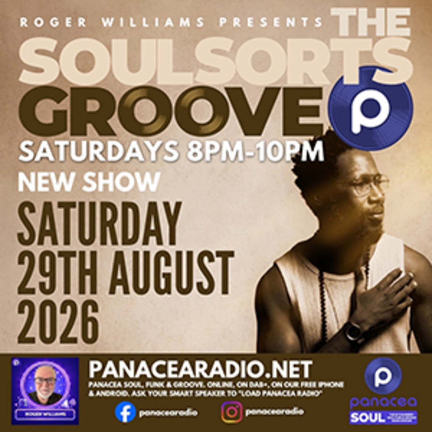 The Soulsorts Groove on Panacea Radio Show 28 - 29th August 2026