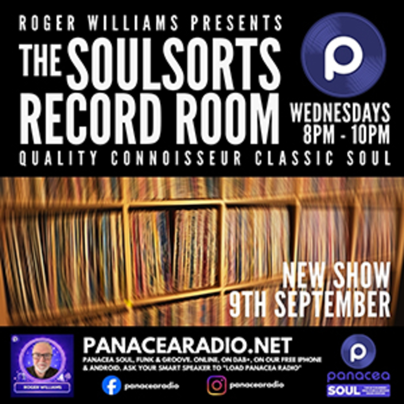 The Soulsorts Record Room #3 on Panacea Radio - 9 September 2026