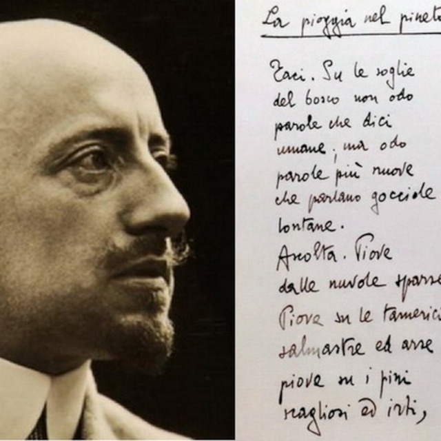 Literaryjoint Gabriele D Annunzio S The Rain In The Pinewood La Pioggia Nel Pineto By Gabriele D Annunzio From The Collection Alcyone 1902