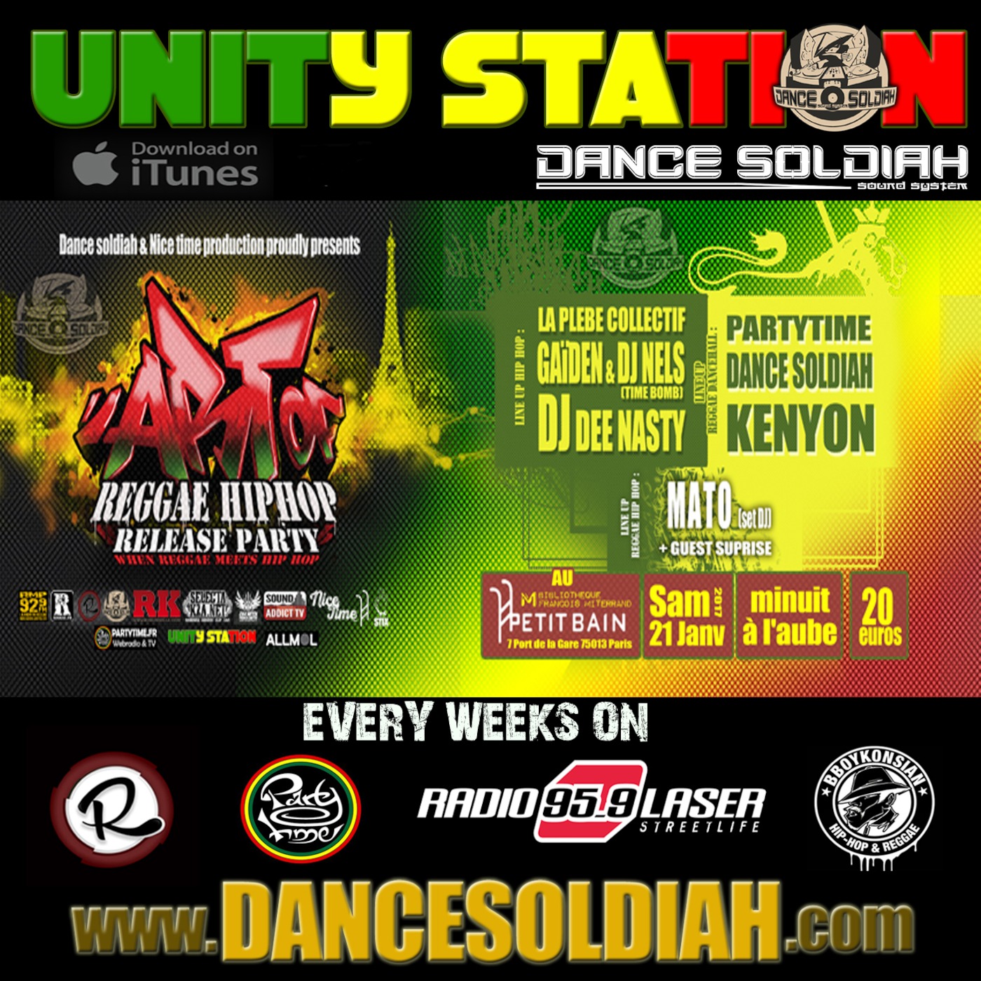Dance Soldiah - Unity Station\'s Podcast