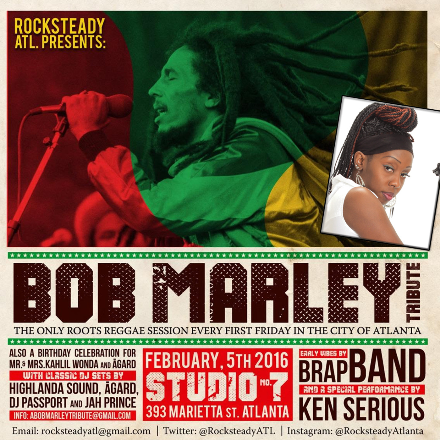 Bob Marley Tribute 2016 Lady Flame Dubplate