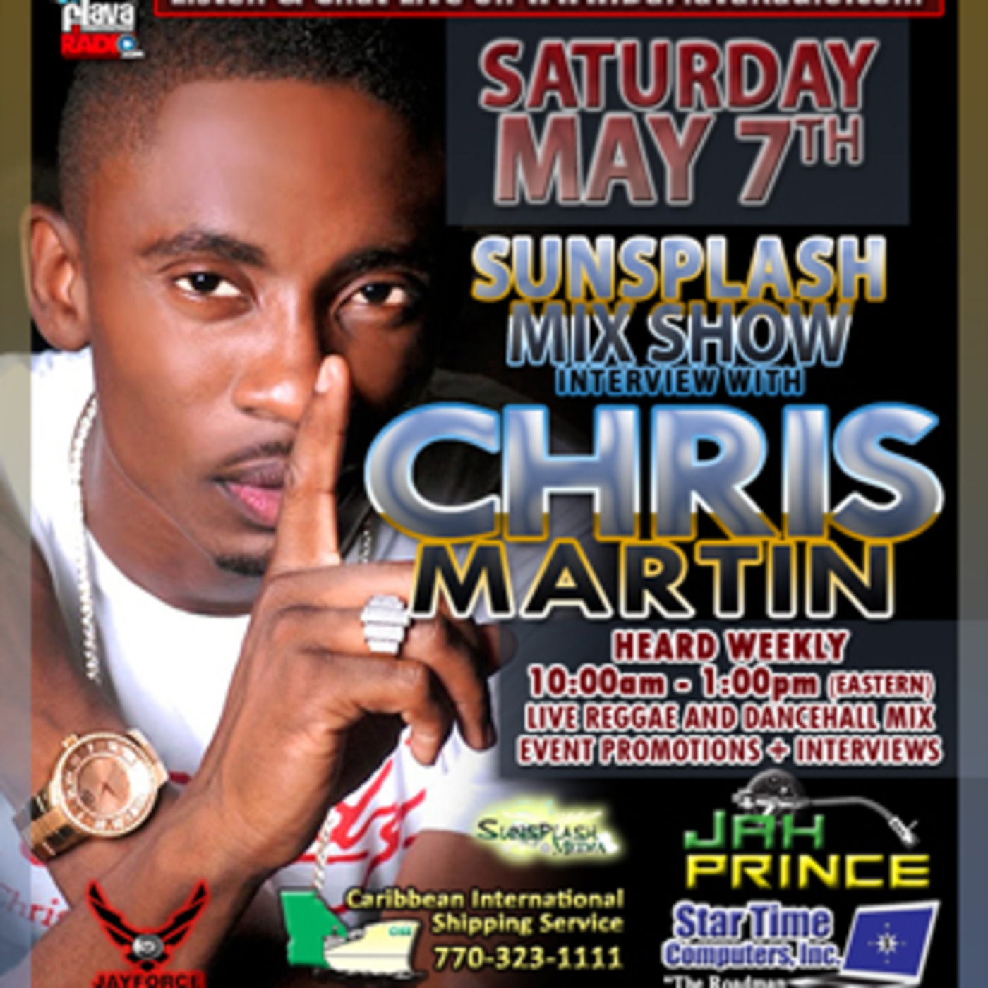 Sunsplash Mix Show Chris Martin Interview episode artwork
