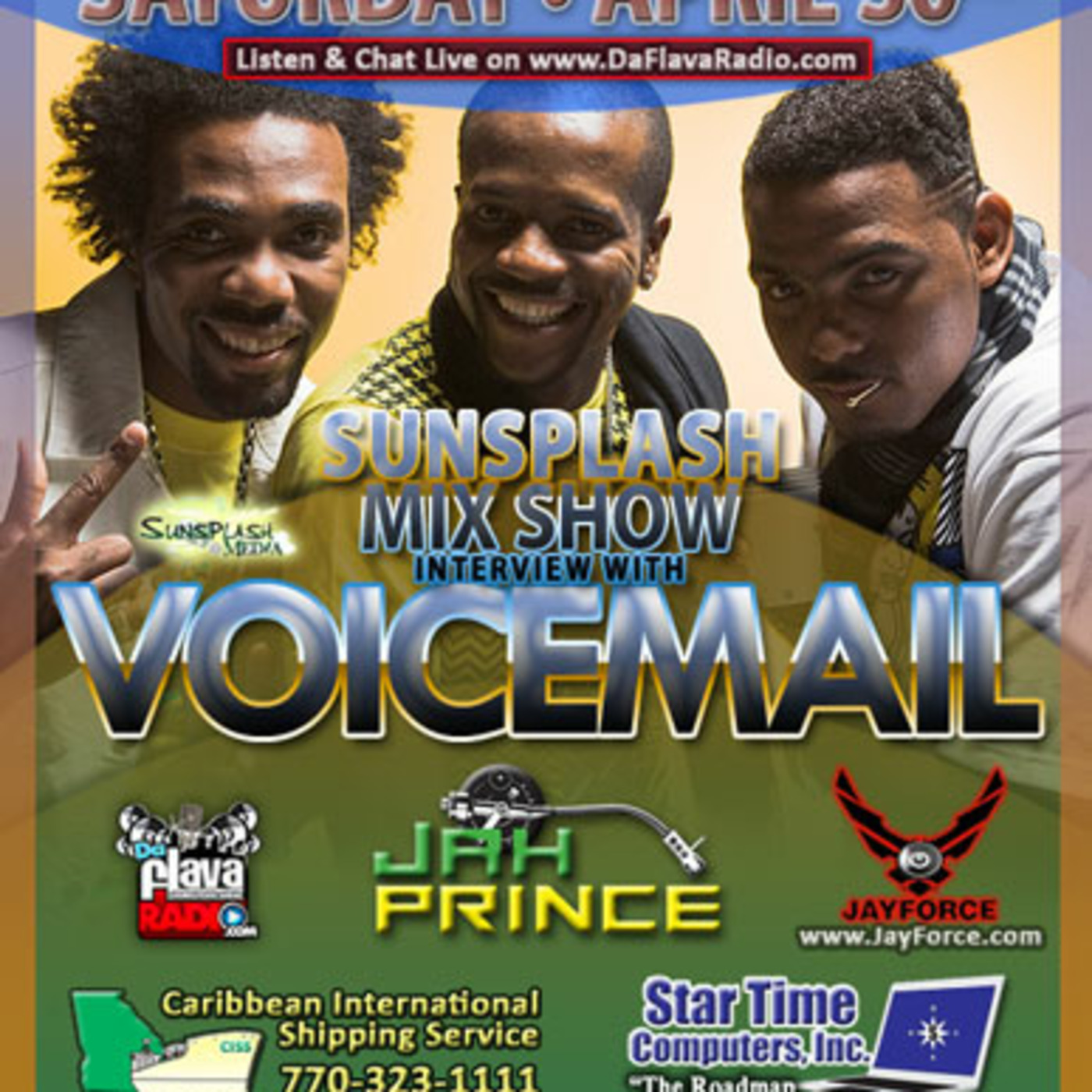 Sunsplash Mix Show Voicemail Interview episode artwork