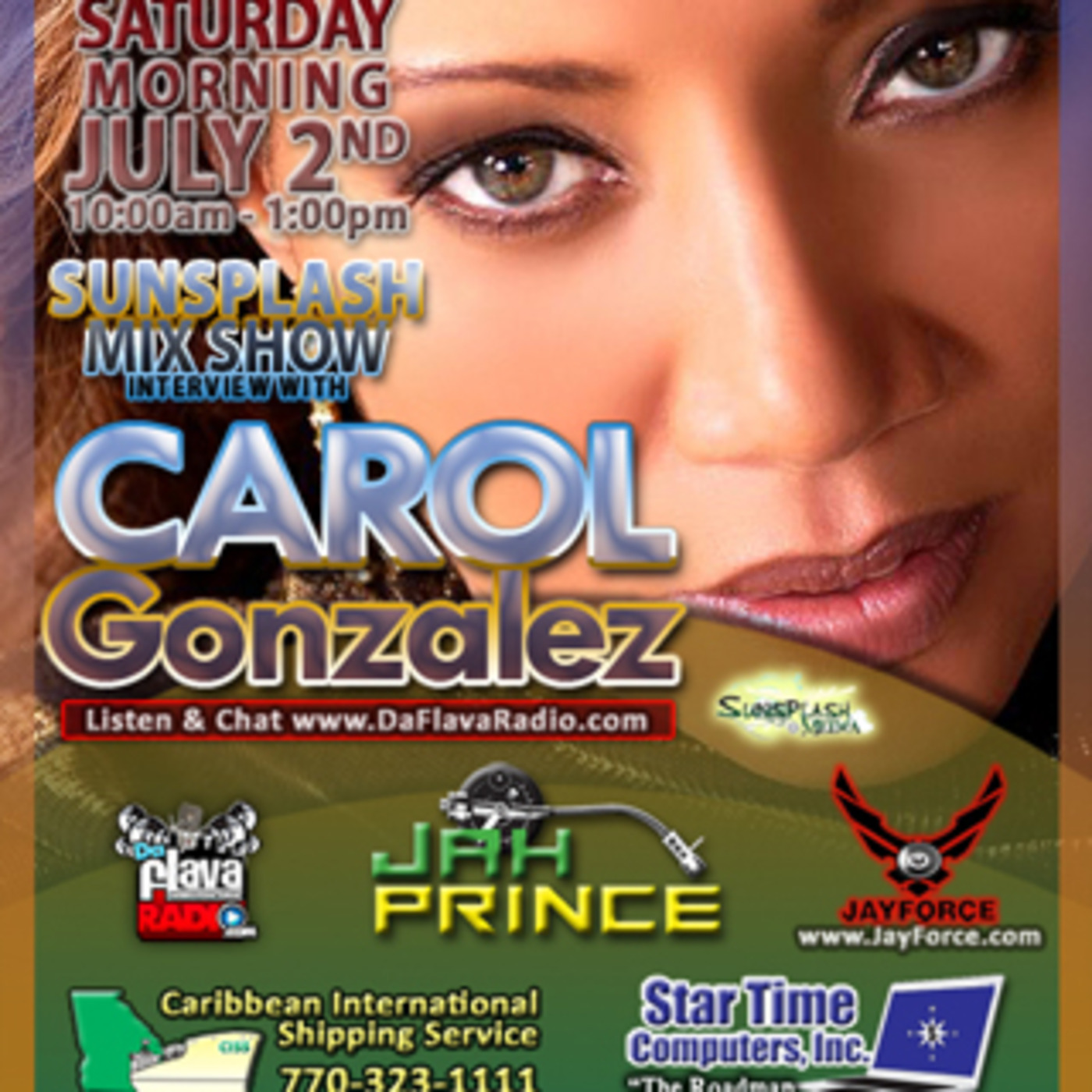 Sunsplash Mix Show Carol Gonzalez episode artwork