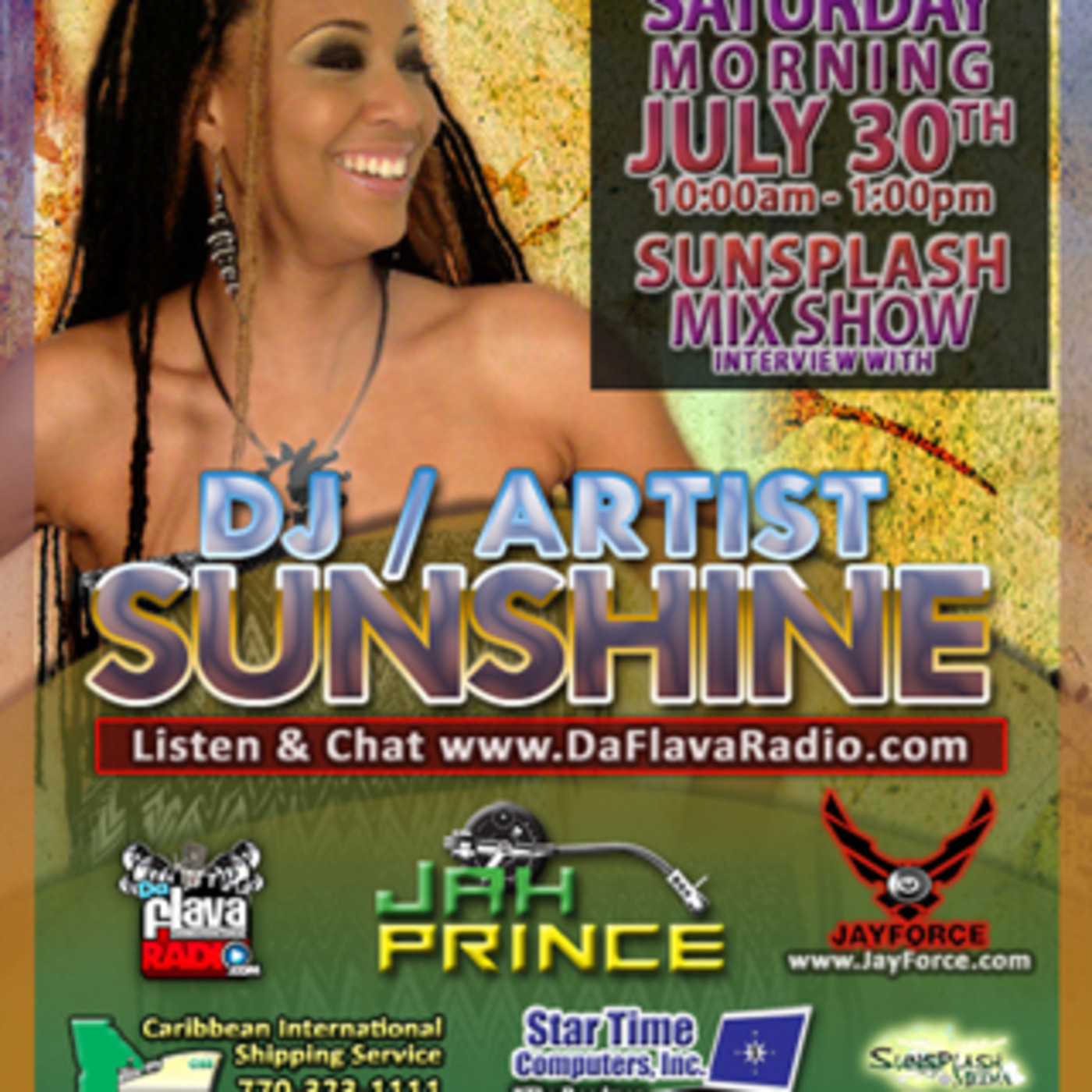 Sunsplash Mix Show DJ Sunshine episode artwork