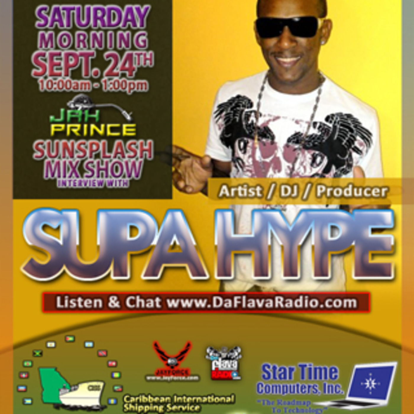 Sunsplash Mix Show Supa Hype & Black Blunt Interview