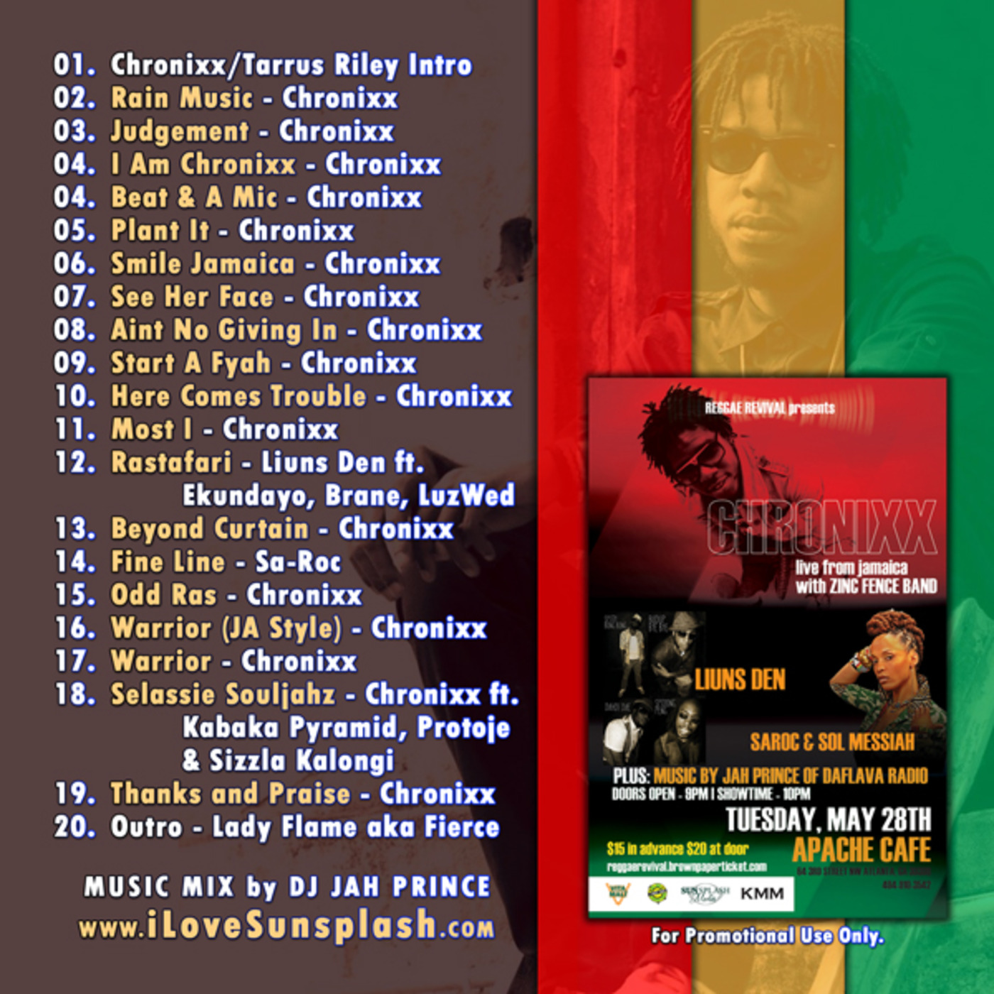 Chronixx Mix CD