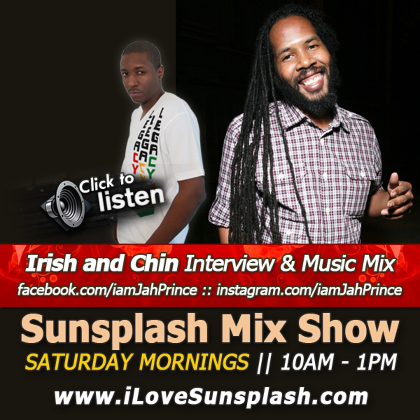 Sunsplash Mix Show Irish and Chin Interview