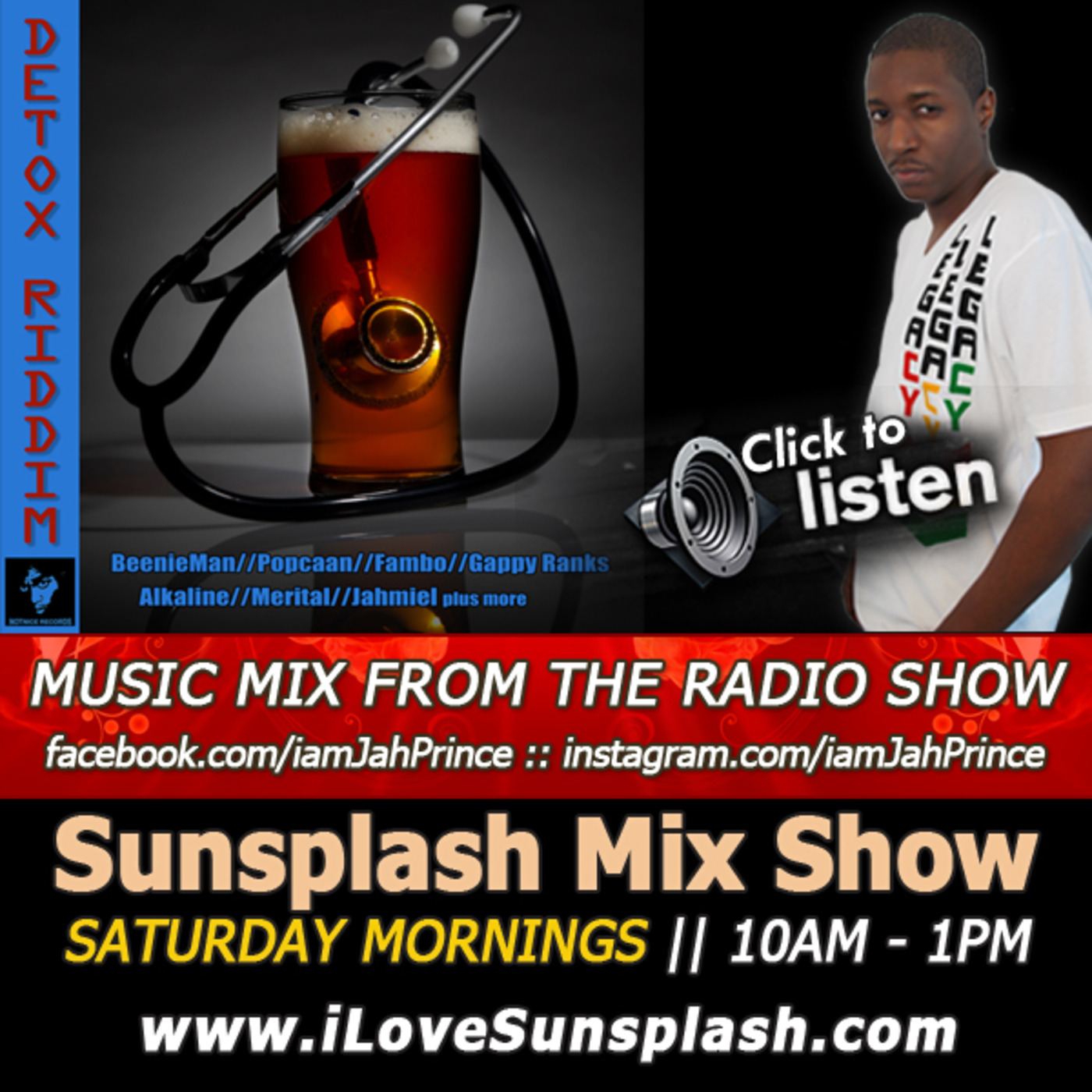 Sunsplash Mix Show with Jah Prince 10 19
