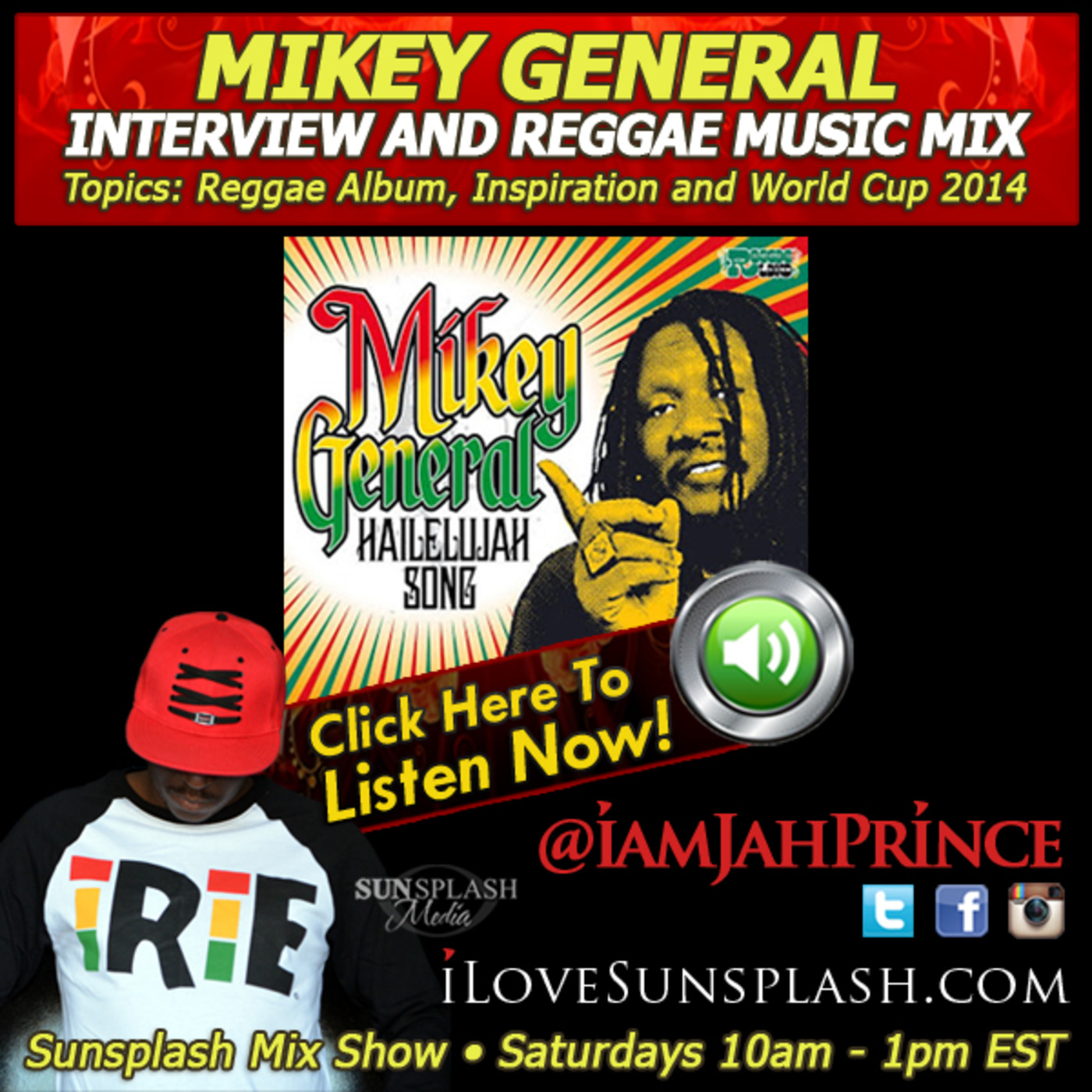 Sunsplash Mix Show Mikey General Interview