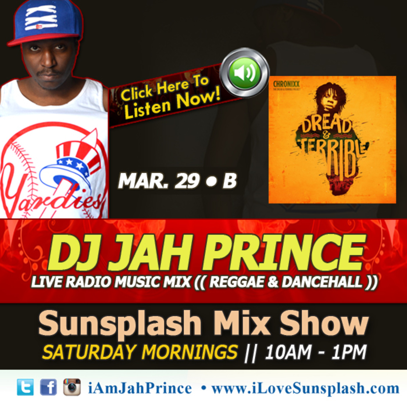 Sunsplash Mix Show with Jah Prince 03 29 B