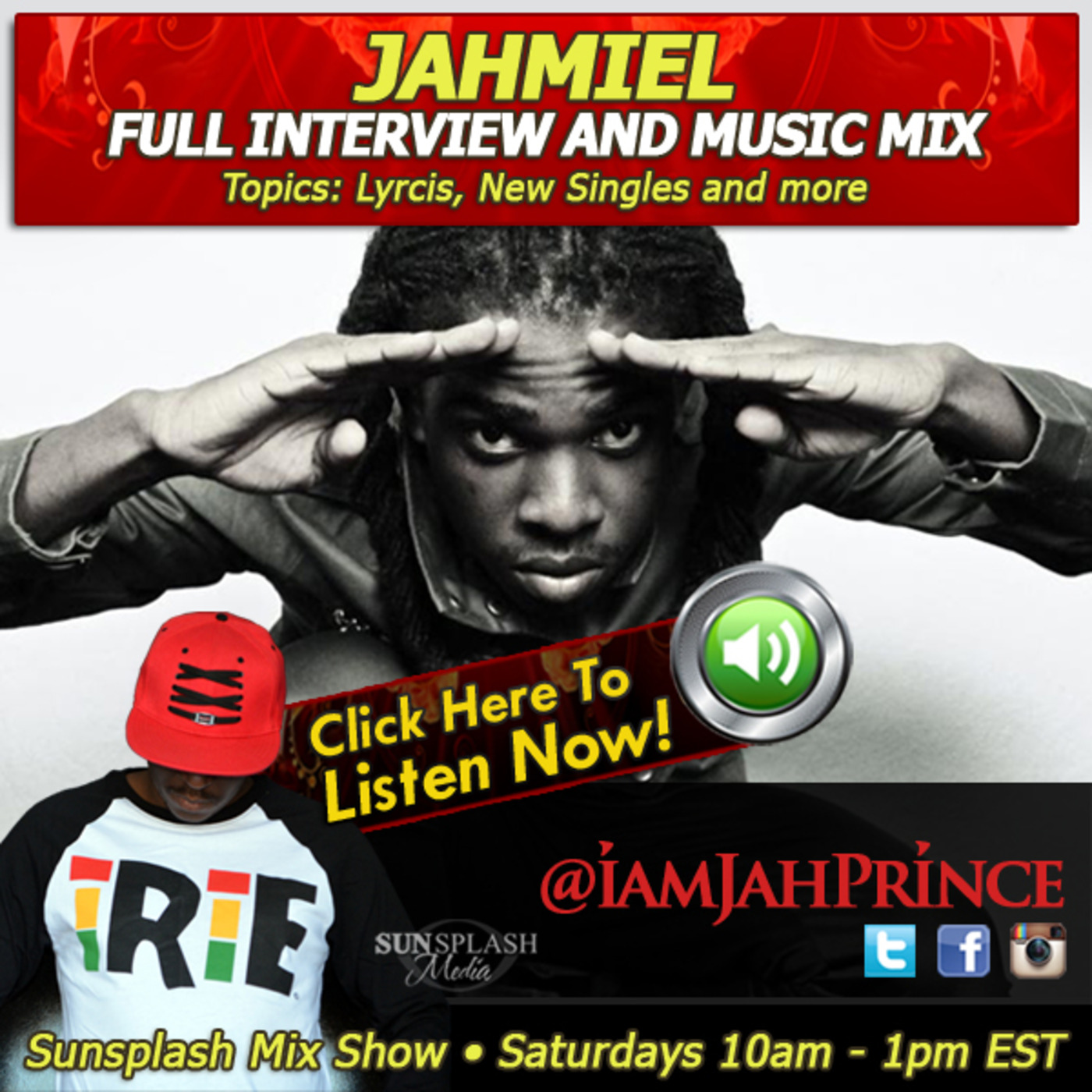 Sunsplash Mix Show Jahmiel Interview