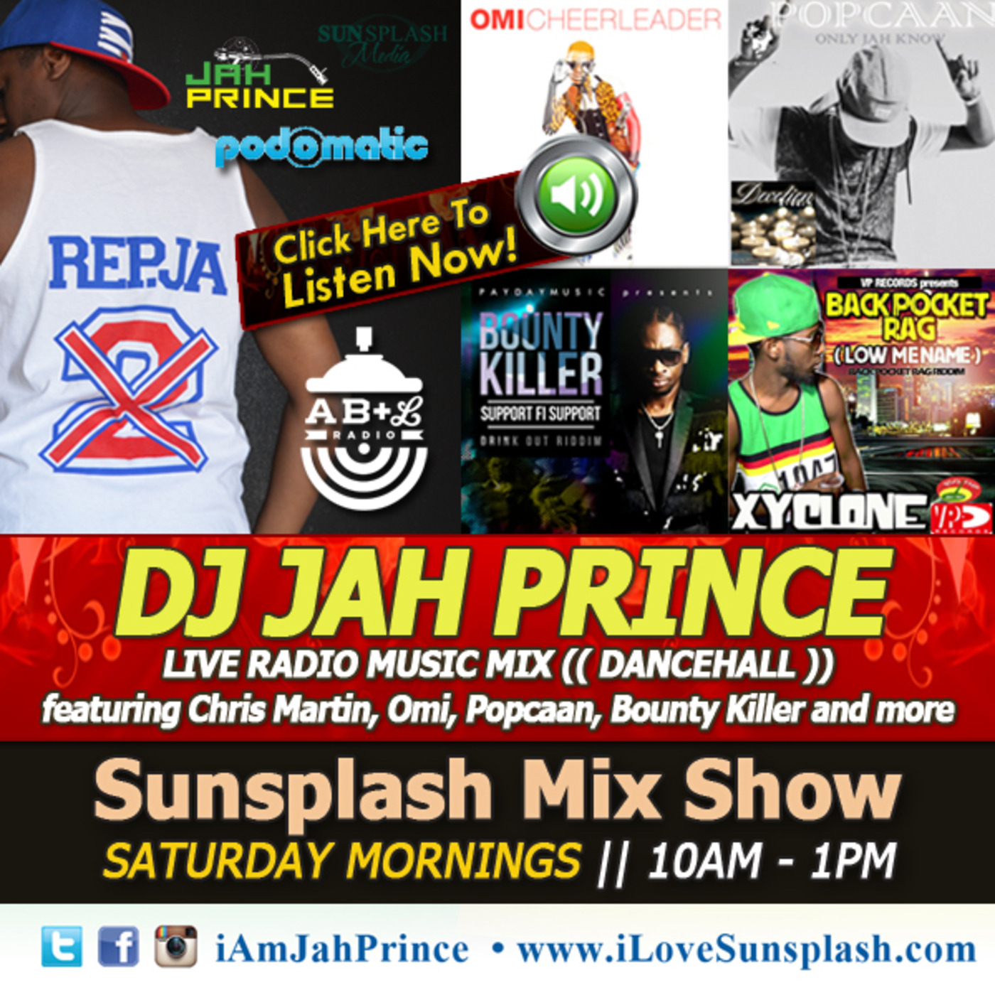 Sunsplash Mix Show with Jah Prince 04 26 B