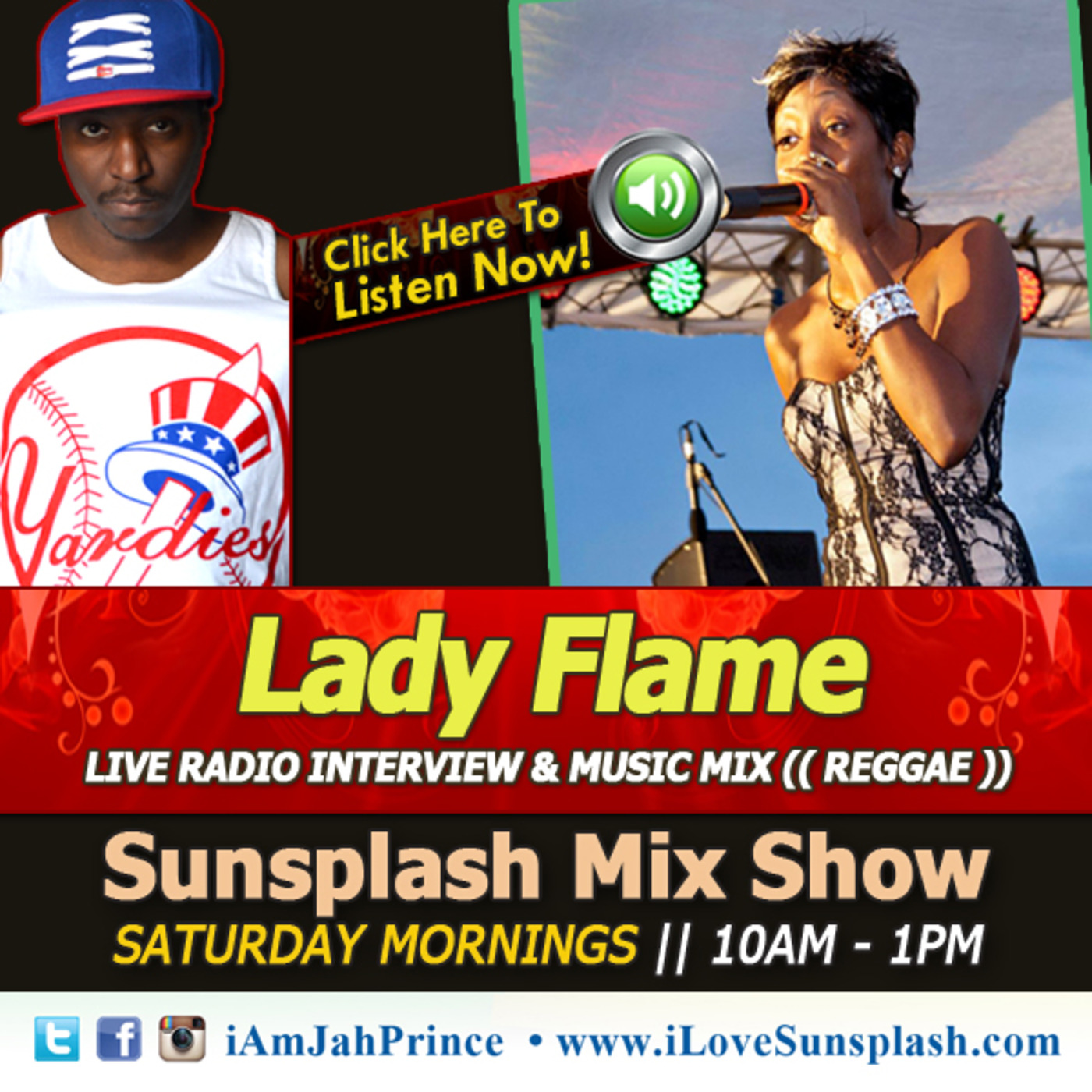 Sunsplash Mix Show Lady Flame Interview