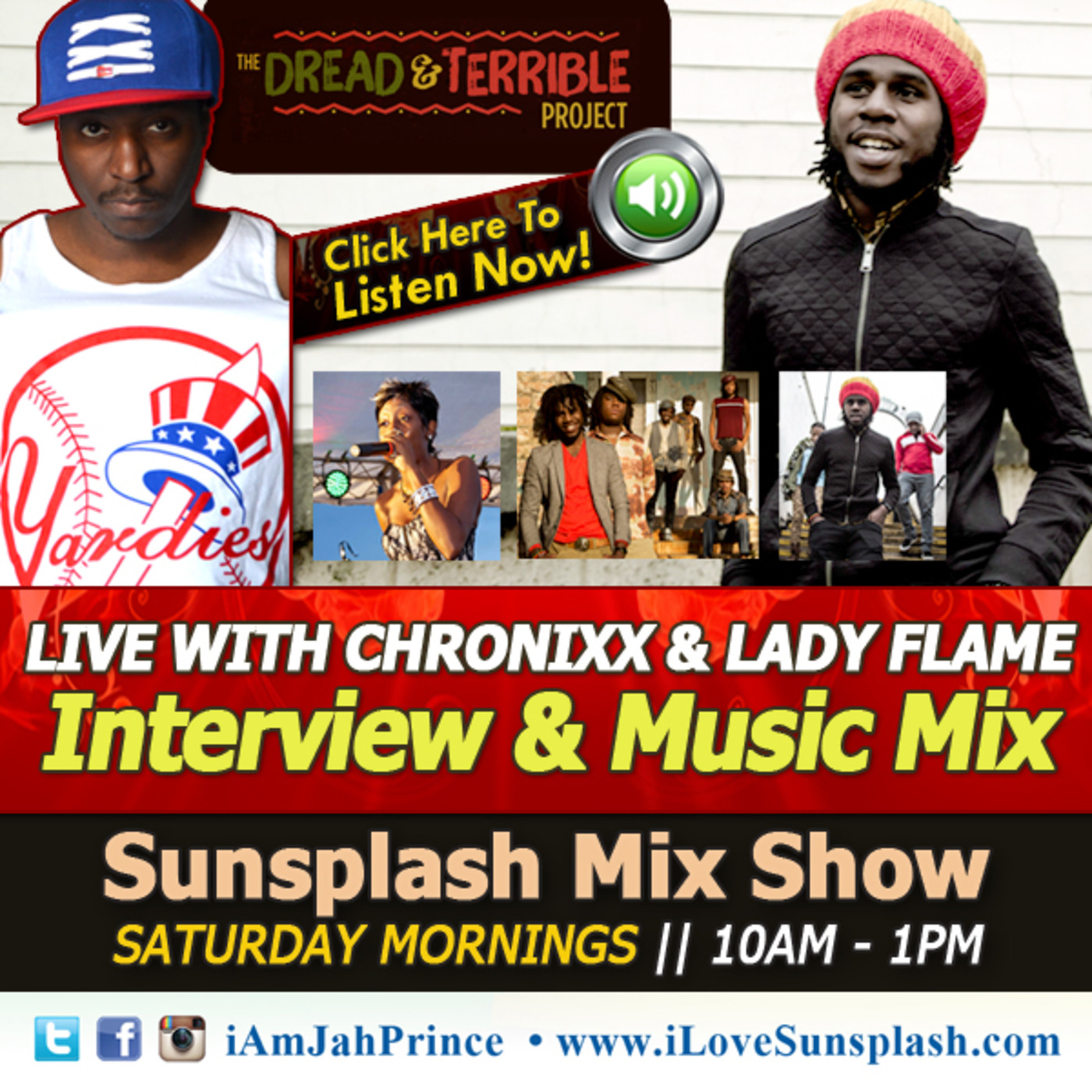 Sunsplash Mix Show Chronixx and Lady Flame Interview