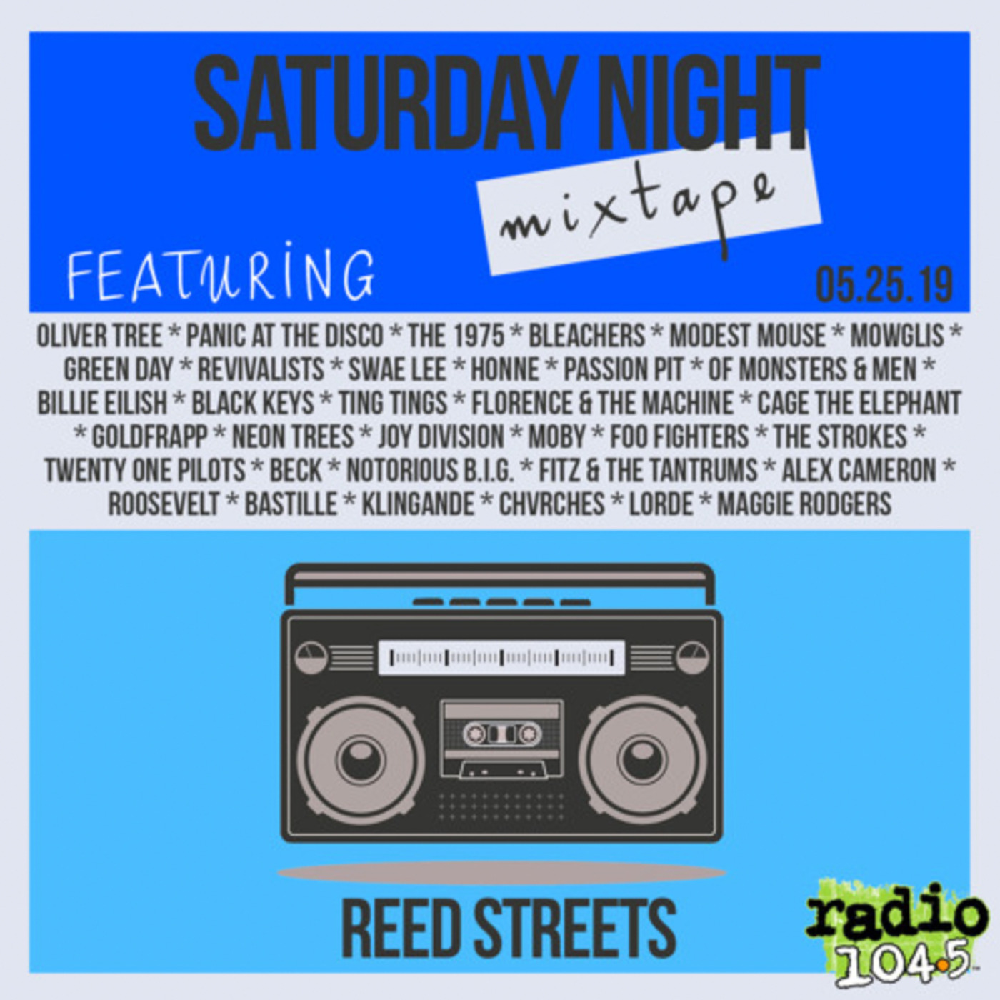 Saturday Night Mixtape with Reed Streets // Hour 1 (05.25.19)