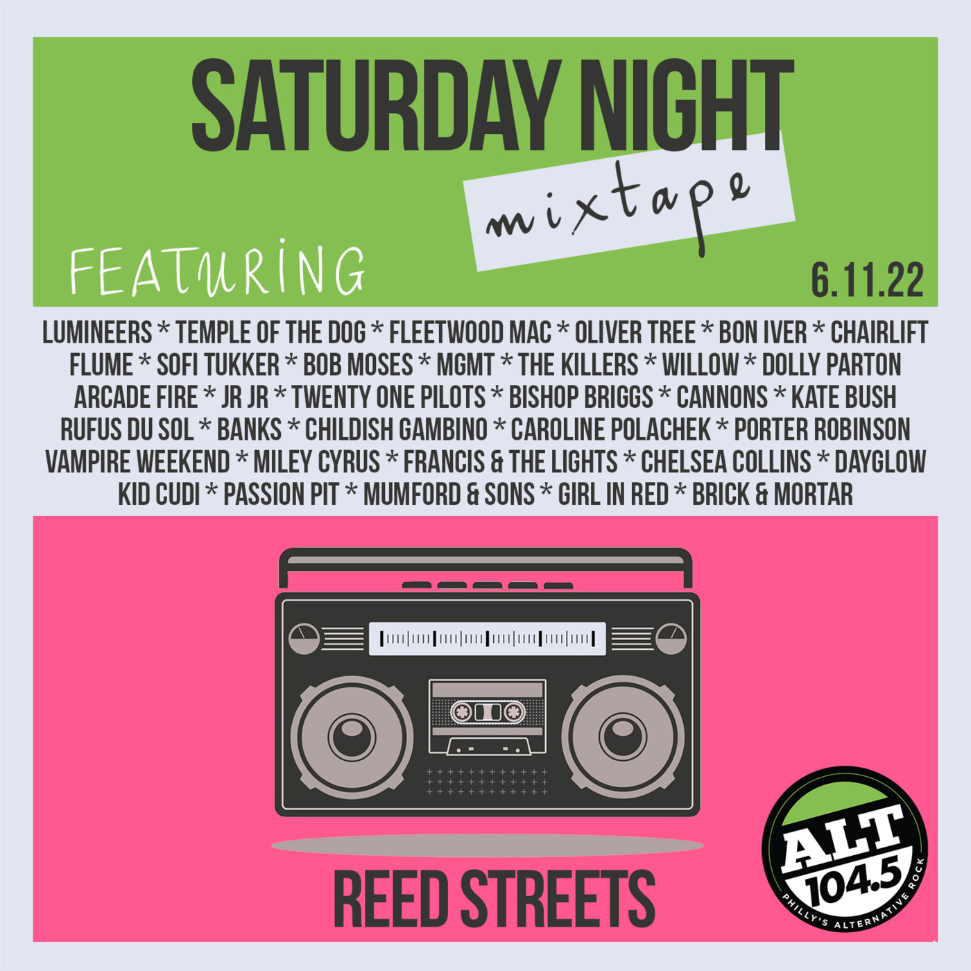 Episode 34: Saturday Night Mixtape Hour 1 (6/11/22)