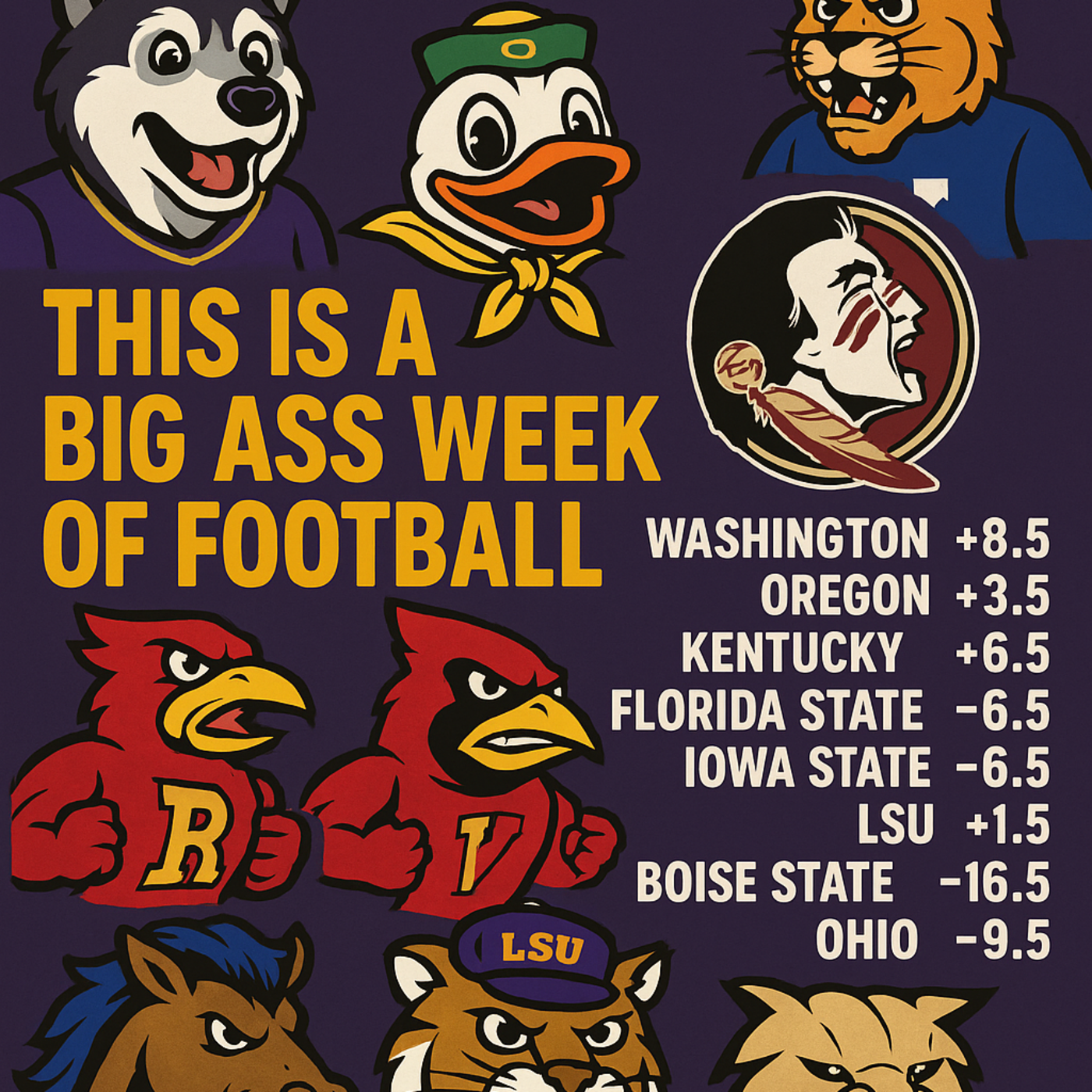 Episode 10: Week 5 Betting Preview - This is a Big Ass Week of Football