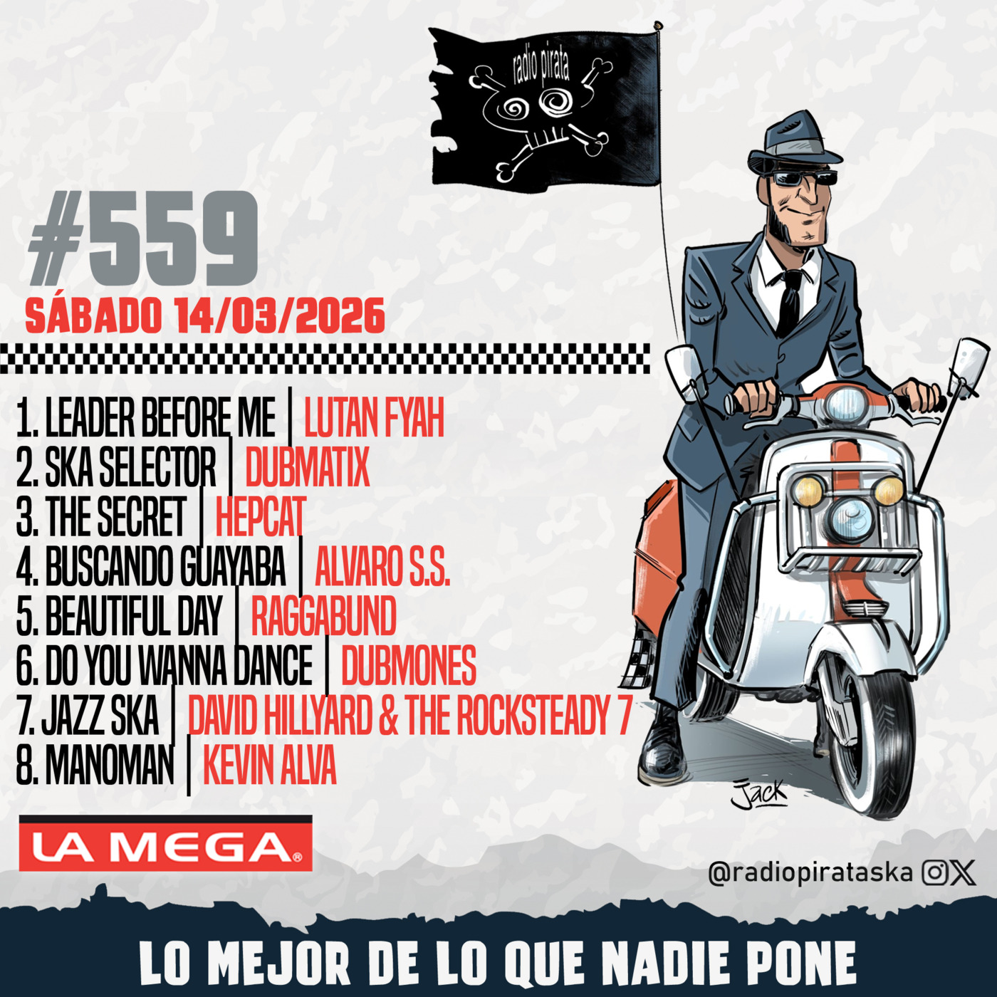 Episode 559: RADIO PIRATA #559 | 14/03/2026 episode artwork