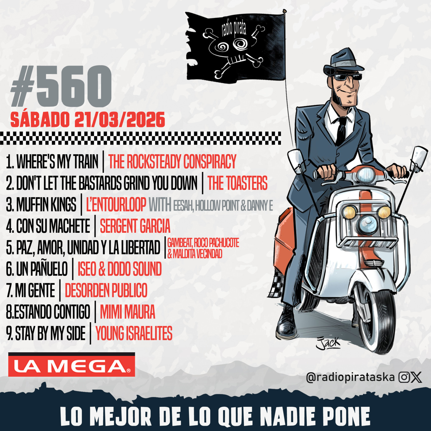Episode 560: RADIO PIRATA #560 | 21/03/2026 episode artwork