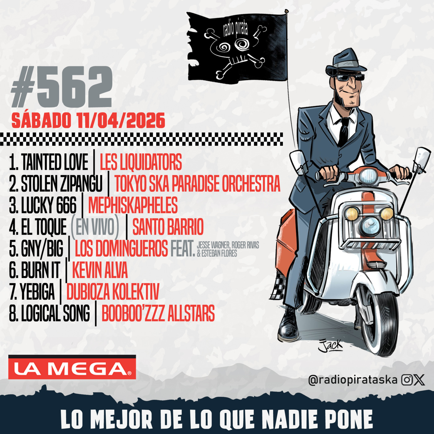 Episode 562: RADIO PIRATA #562 | 11/04/2026 episode artwork