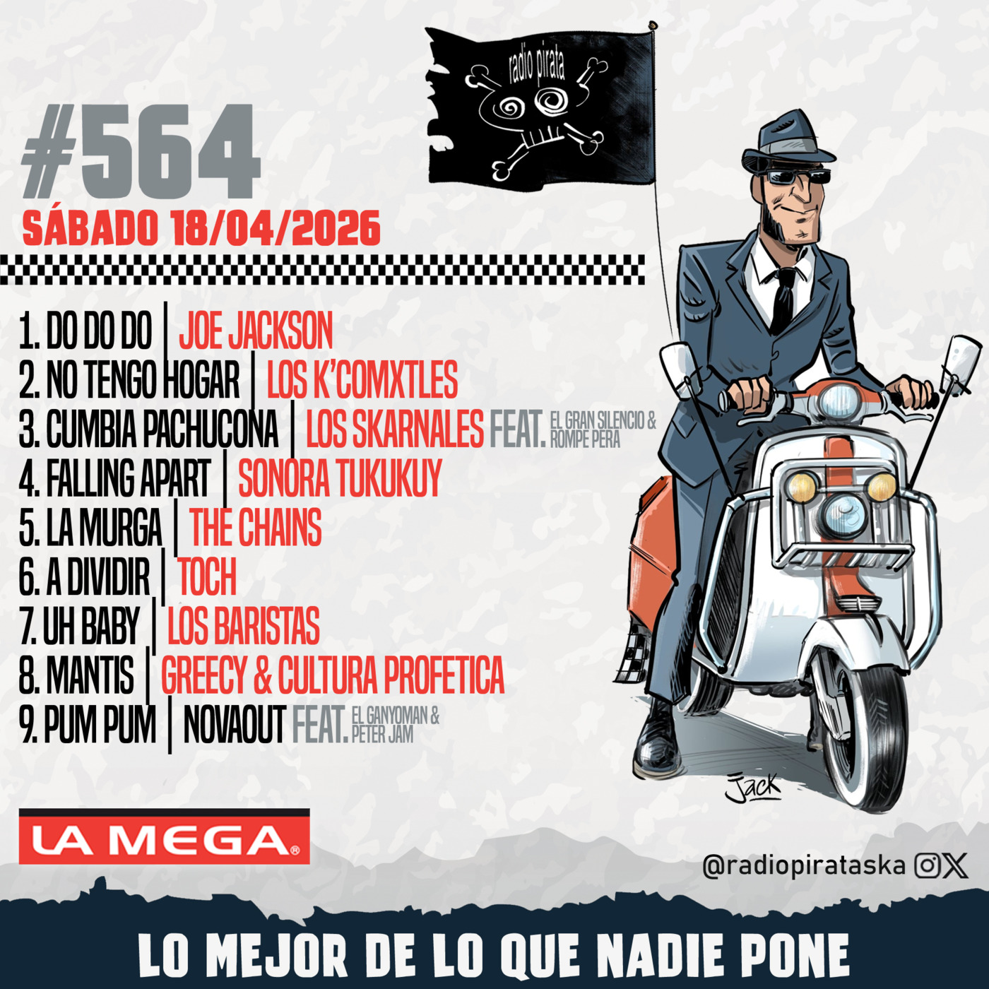 Episode 563: RADIO PIRATA #564 | 18/04/2026 episode artwork