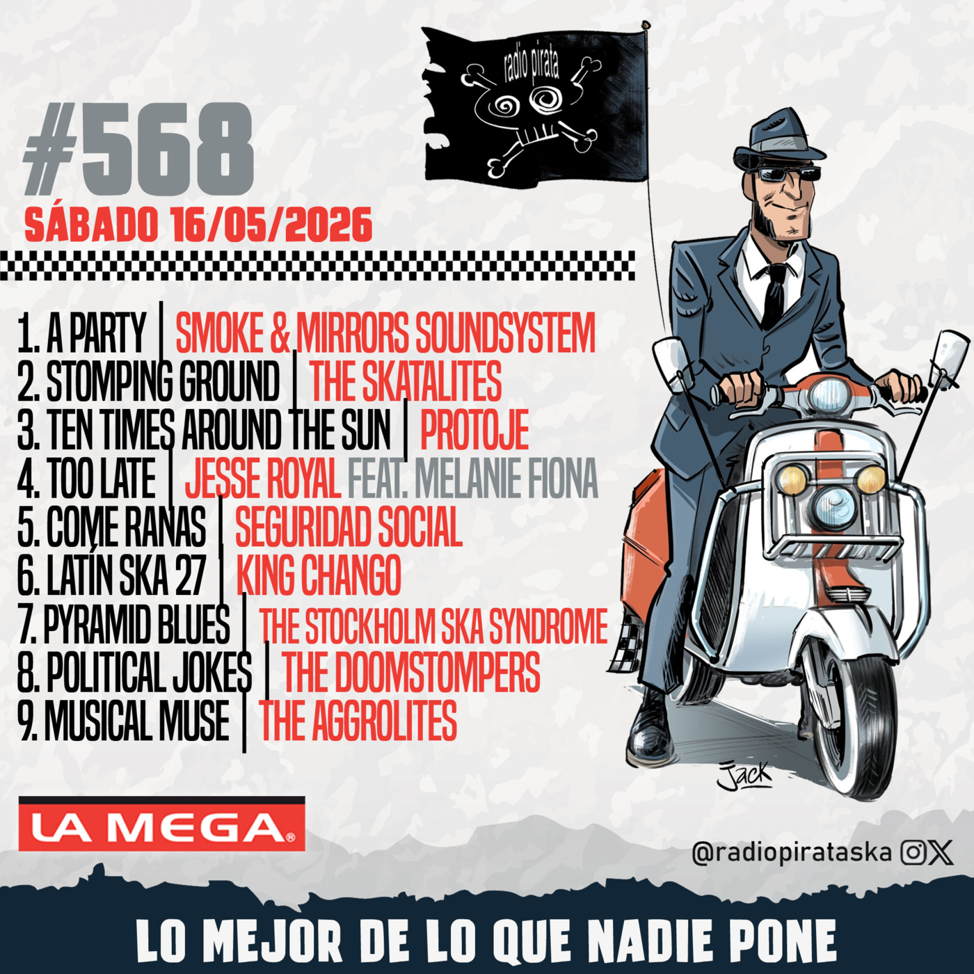 Episode 568: RADIO PIRATA #568 | 16/05/2026 episode artwork