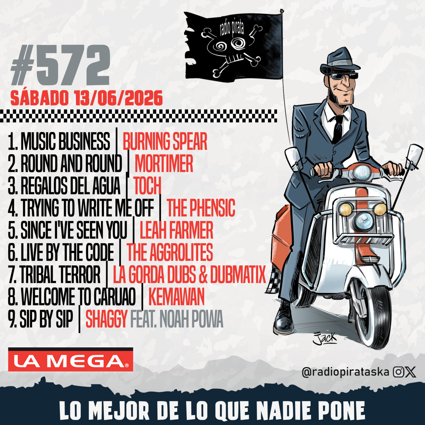 Episode 572: RADIO PIRATA #572 | 13/06/2026 episode artwork