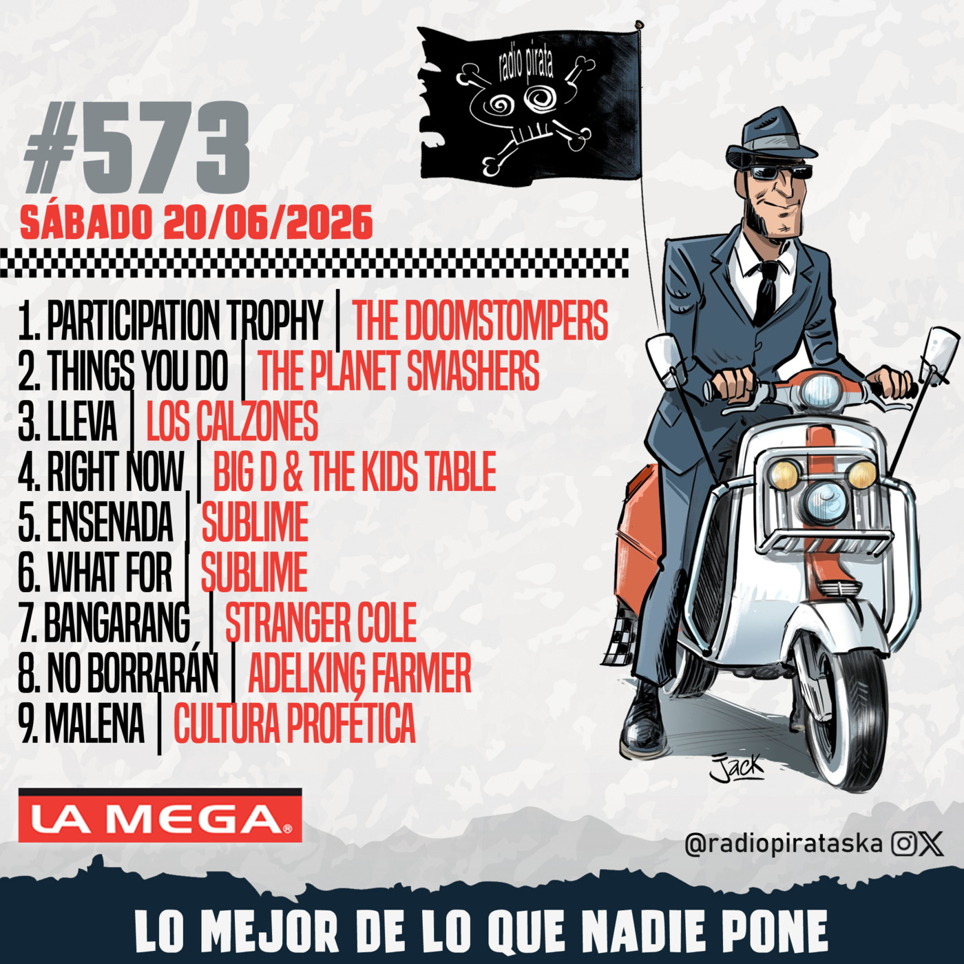 Episode 573: RADIO PIRATA #573 | 20/06/2026 episode artwork