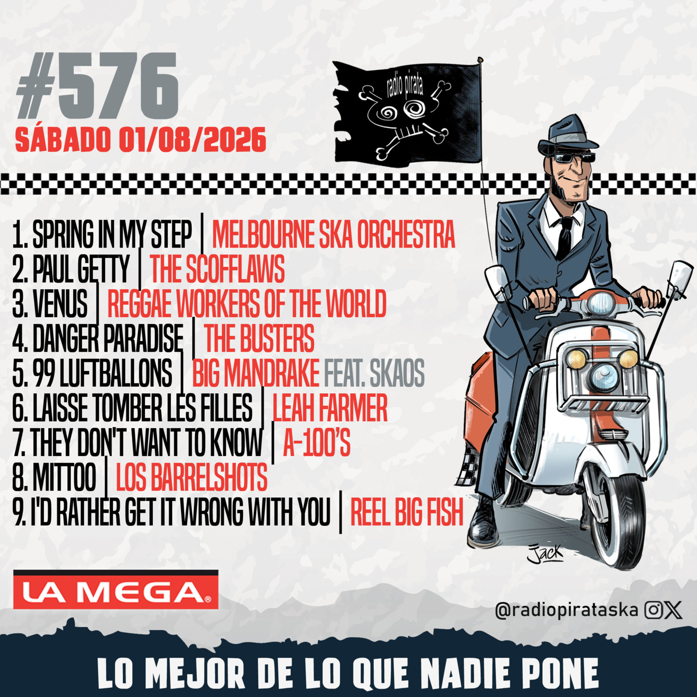 Episode 576: RADIO PIRATA #576 | 01/08/2026 episode artwork