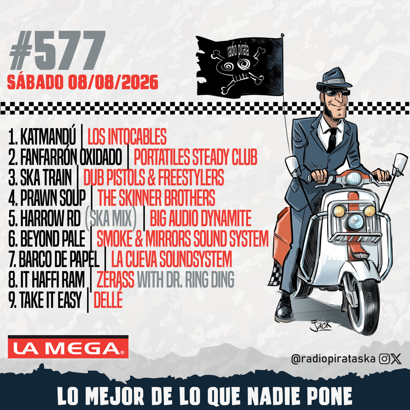 Episode 577: RADIO PIRATA #577 | 08/08/2026 episode artwork
