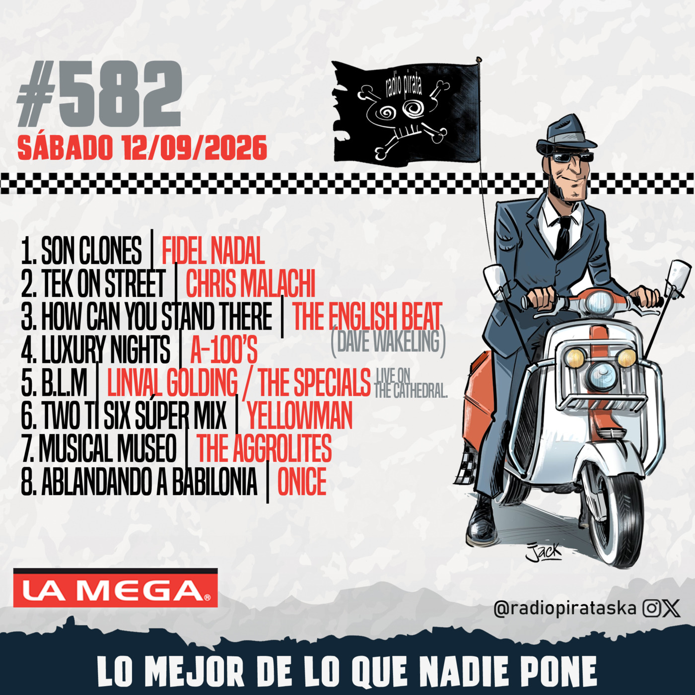 Episode 582: RADIO PIRATA #582 | 12/09/2026 episode artwork